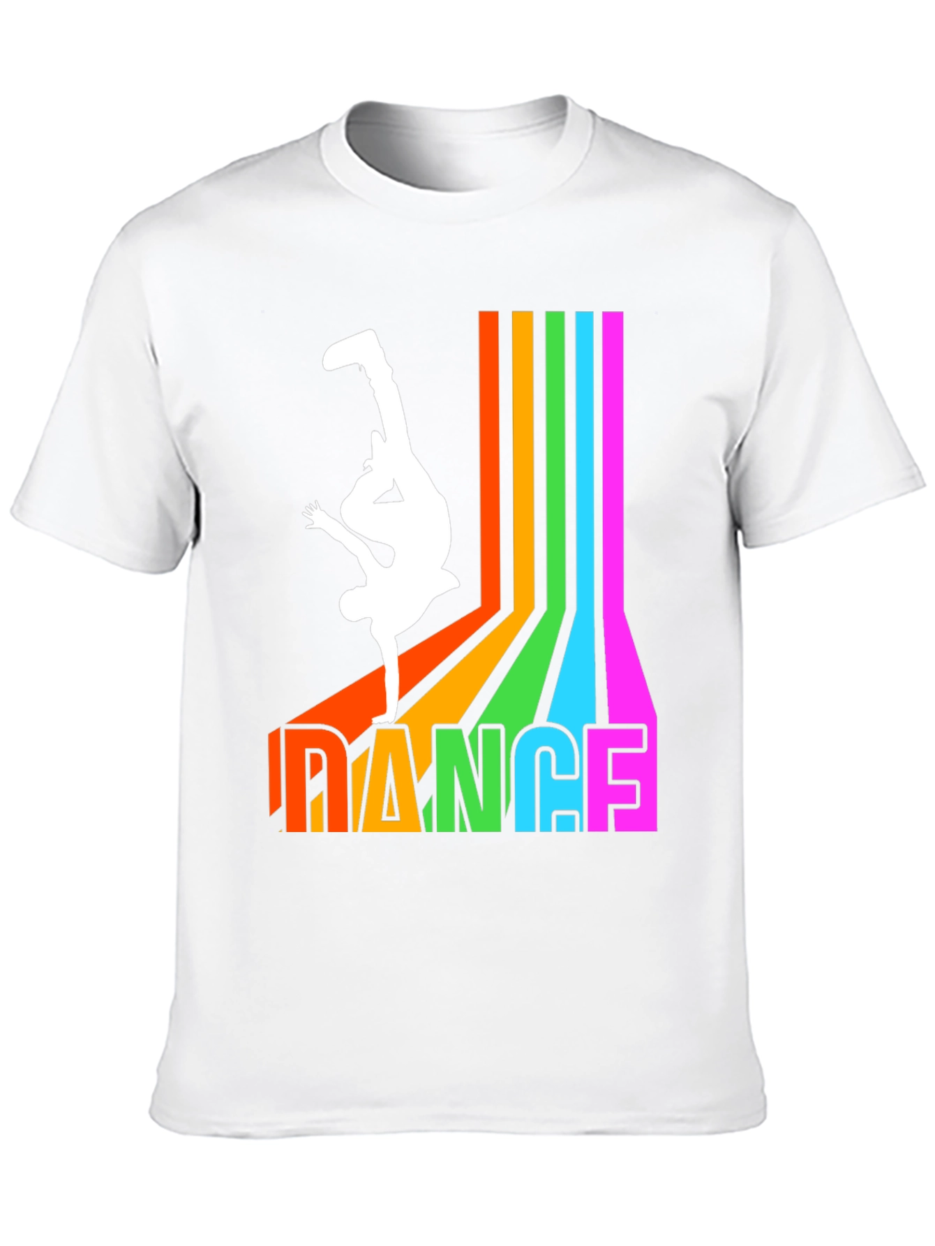Black Retro Dance T-Shirt - Breakdance Graphic Tee view 10