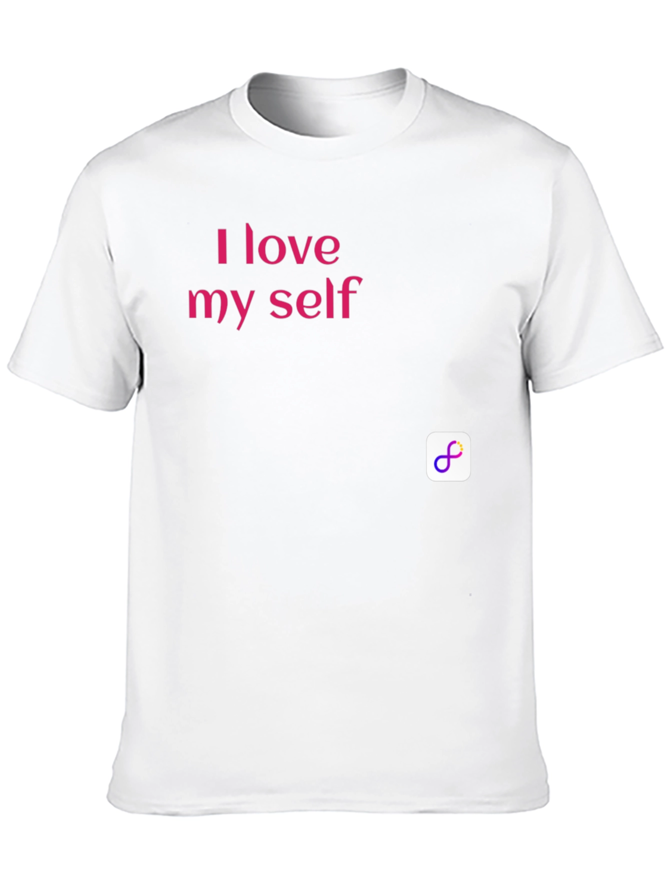 Black I Love Myself Black T-Shirt view 10