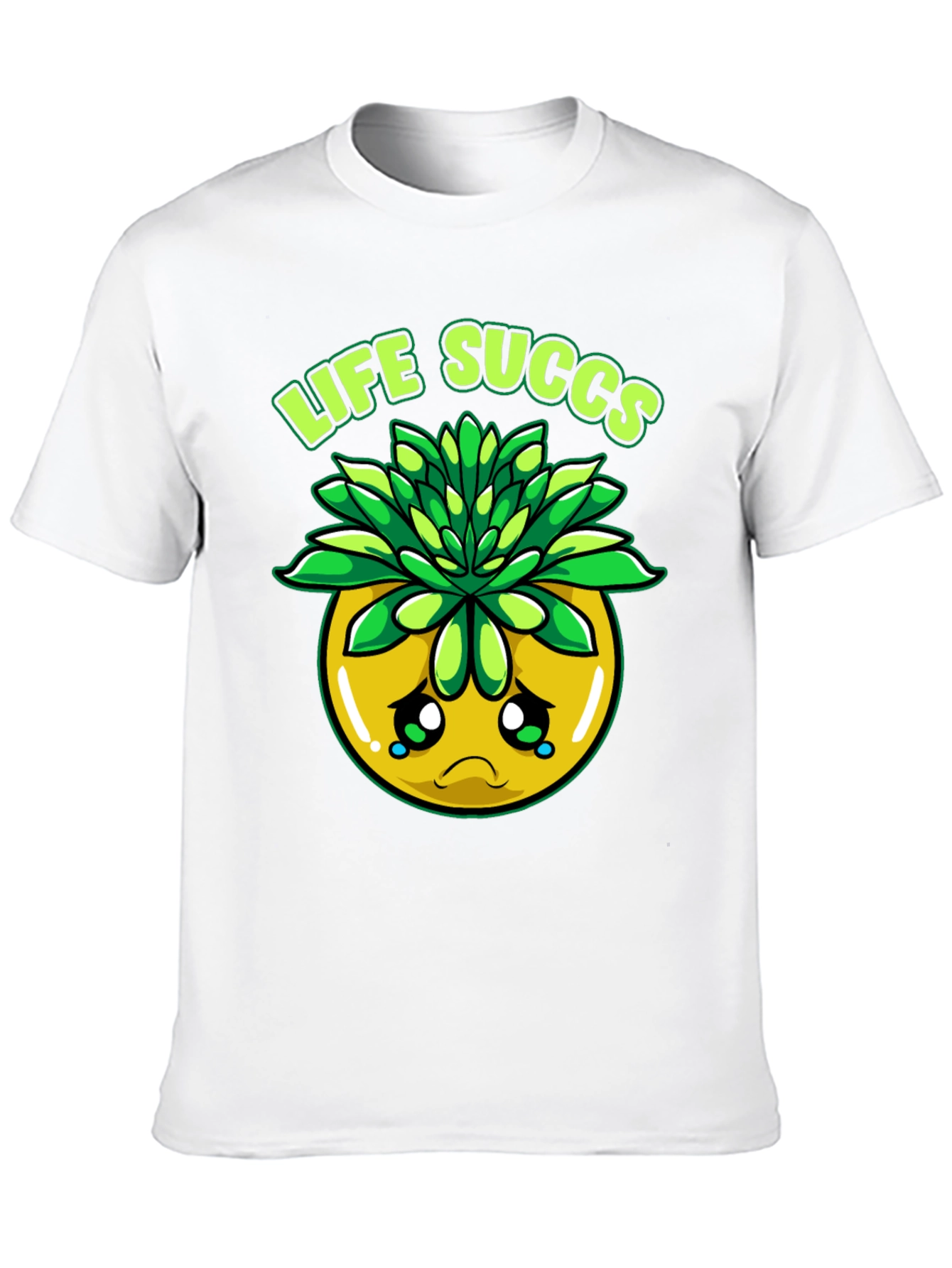 Black Life Succs T-Shirt - Funny Plant Pun Tee view 10