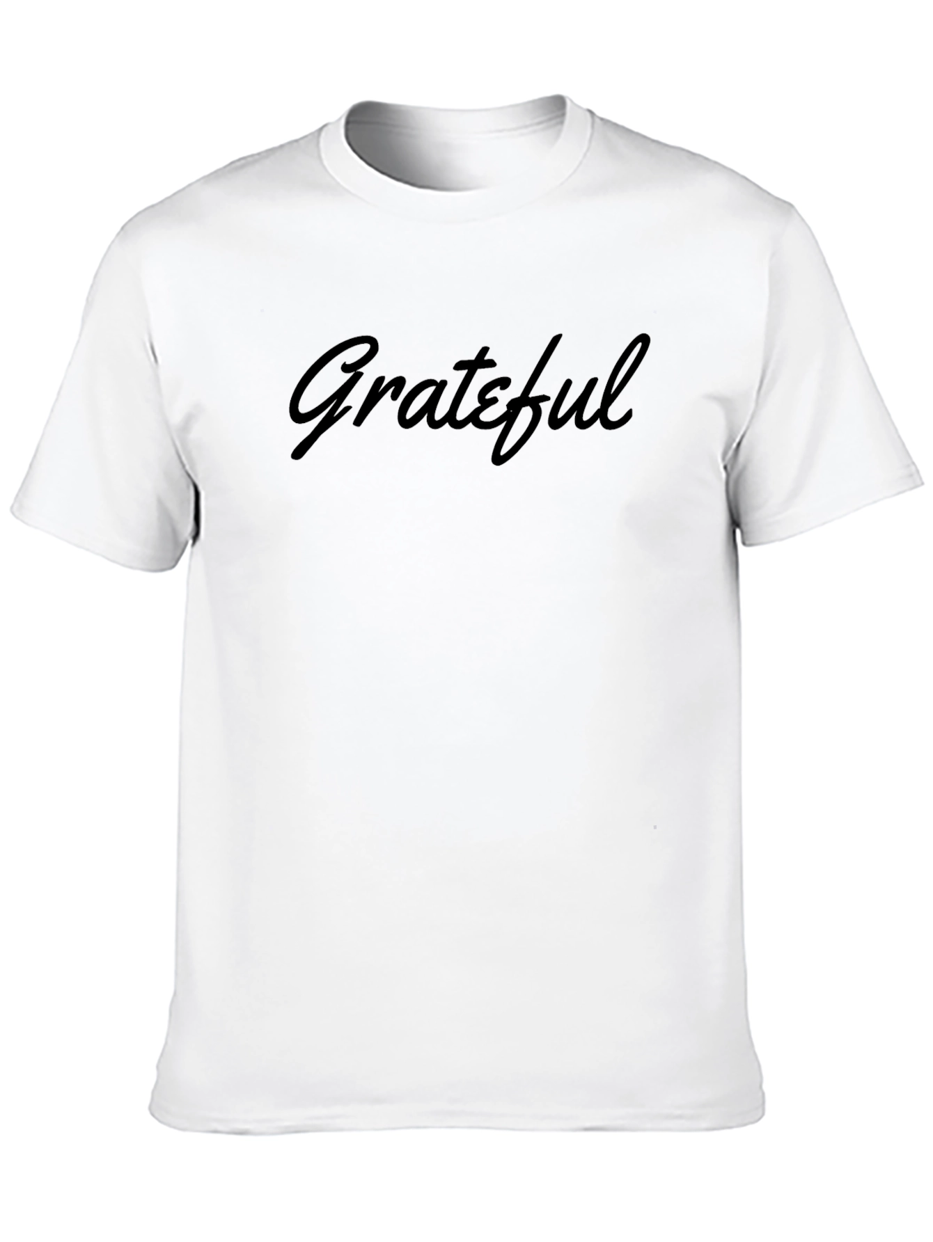 Black Grateful Black Crew Neck T-Shirt view 10