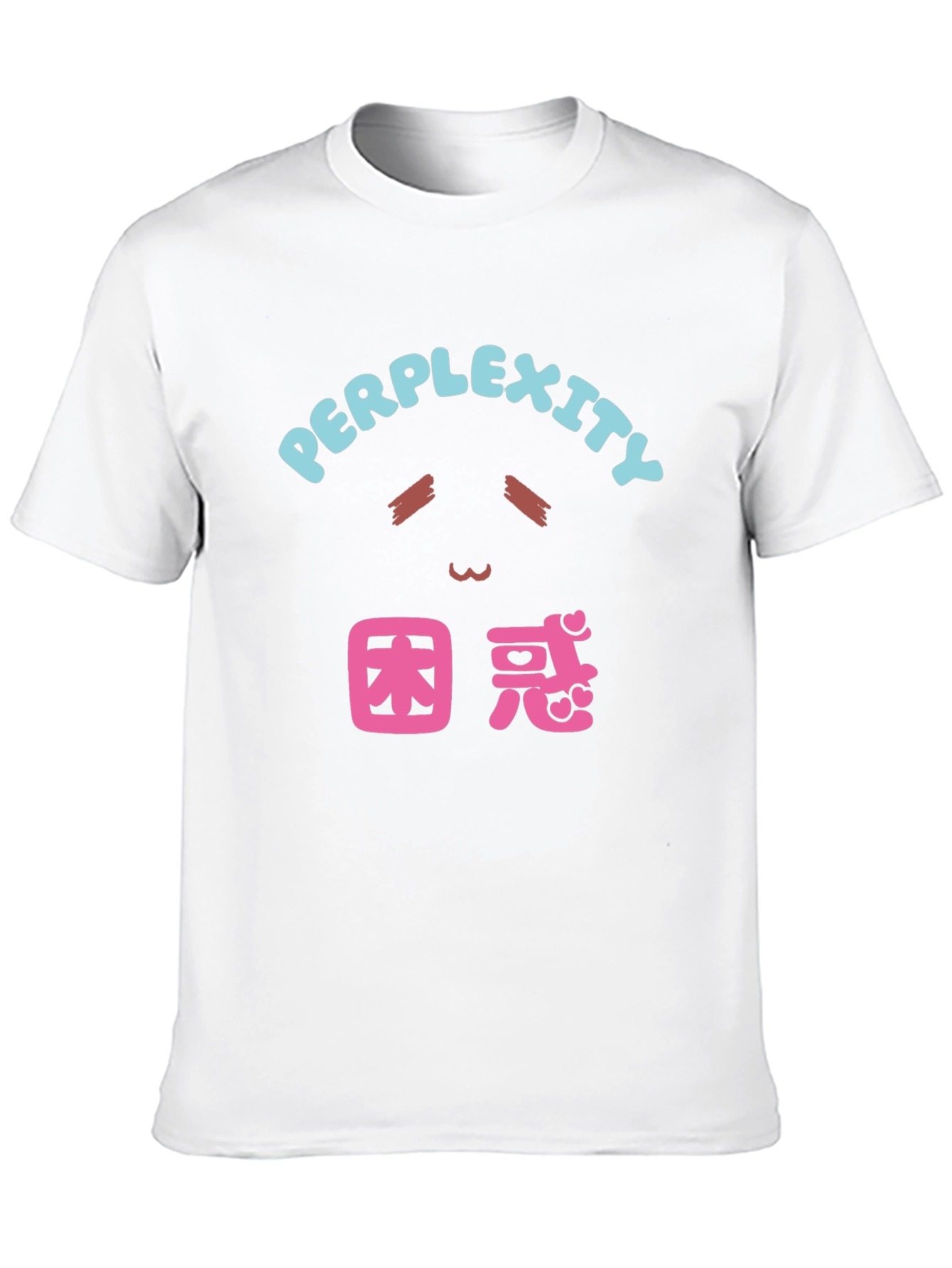 Black Perplexity Black T-Shirt with Anime Design view 10
