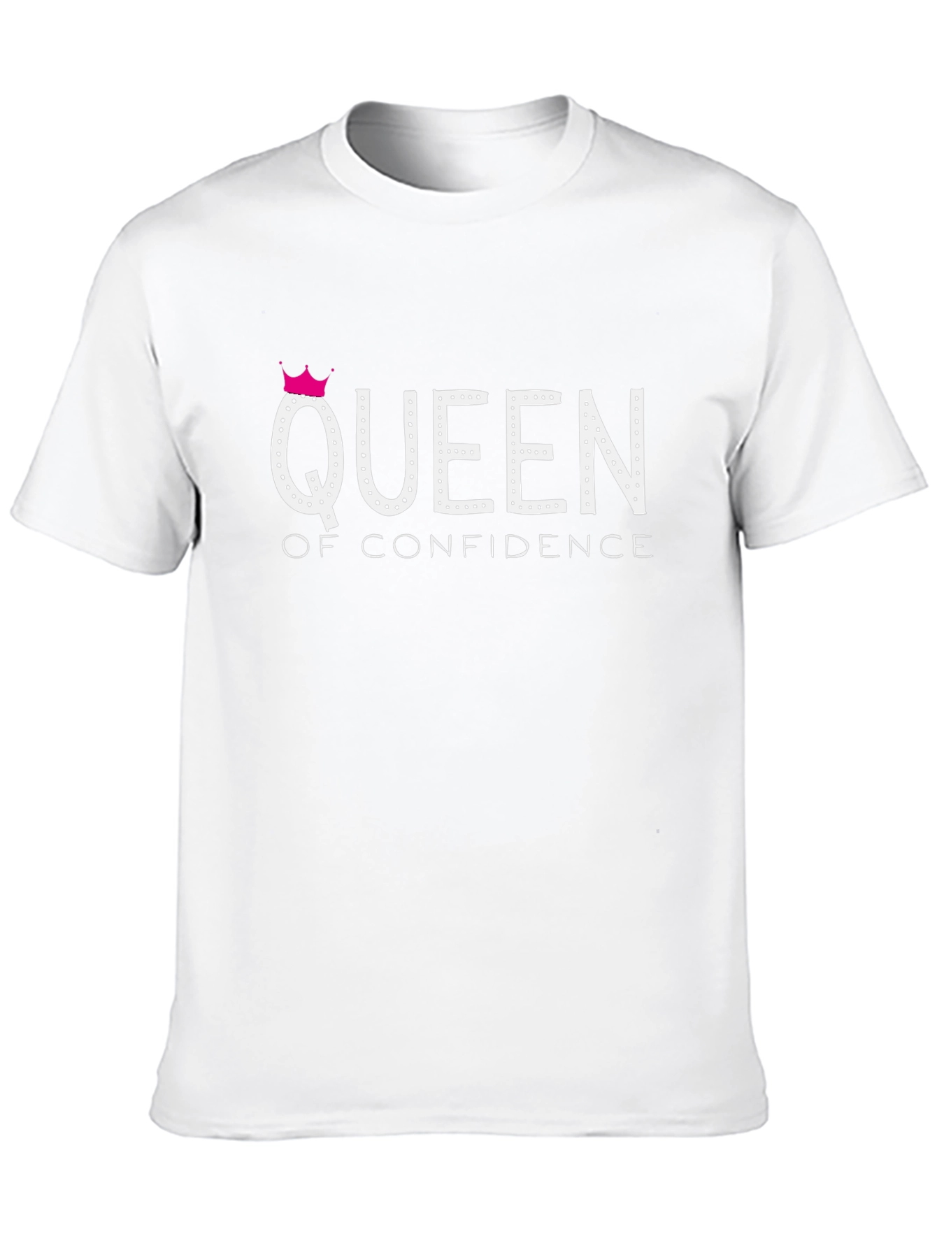 Black Queen of Confidence Graphic Tee - Black view 10