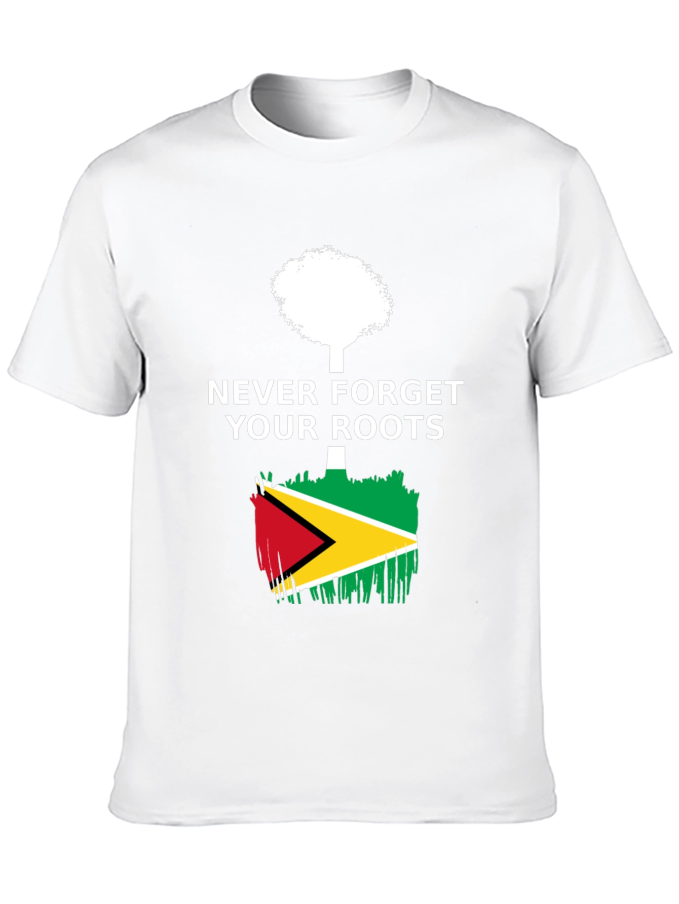 Black Guyana Roots T-Shirt - Never Forget view 10