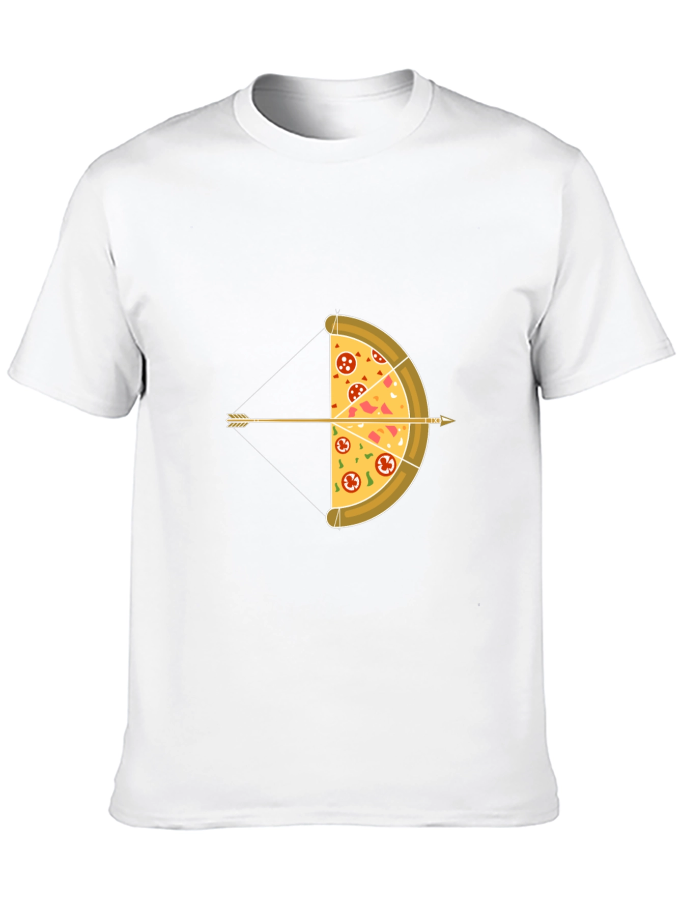 Black Pizza Bow & Arrow Graphic Tee view 10