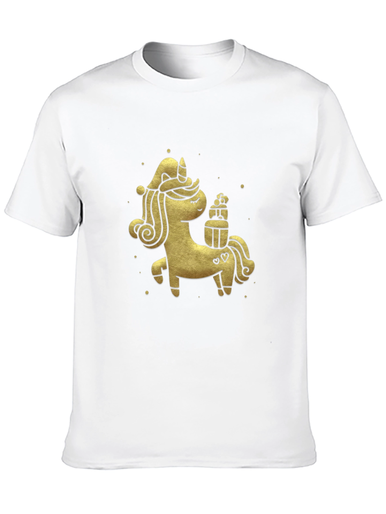 Black Festive Unicorn Graphic Tee view 10