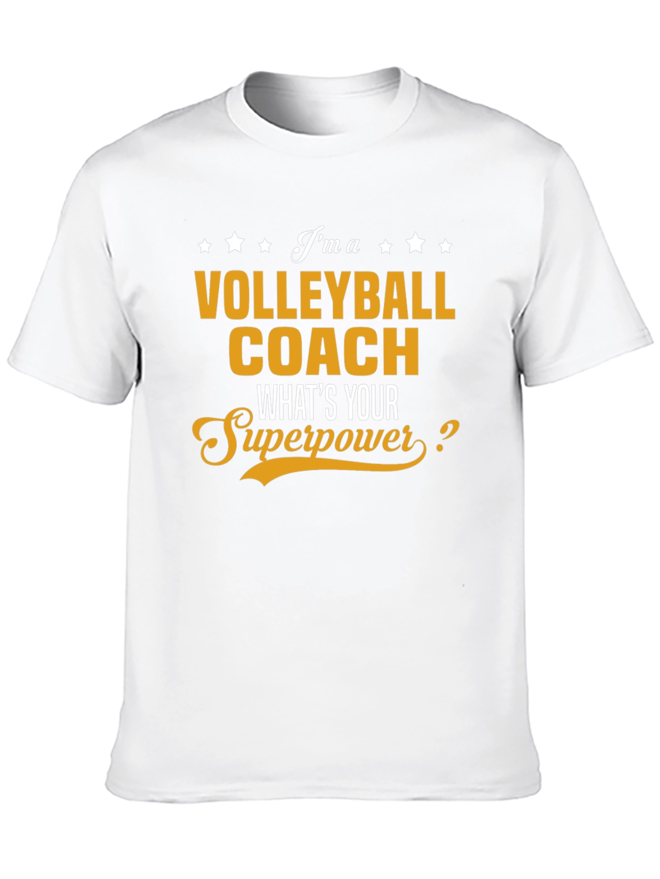 Black Volleyball Coach Superpower T-Shirt view 10