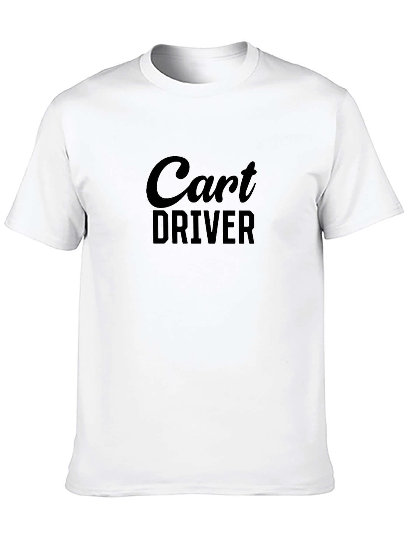 Black Cart Driver Black T-Shirt - Casual Comfort view 10