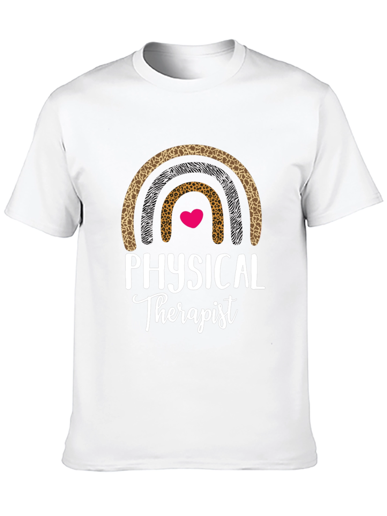 Black Physical Therapist Rainbow Graphic Tee view 10