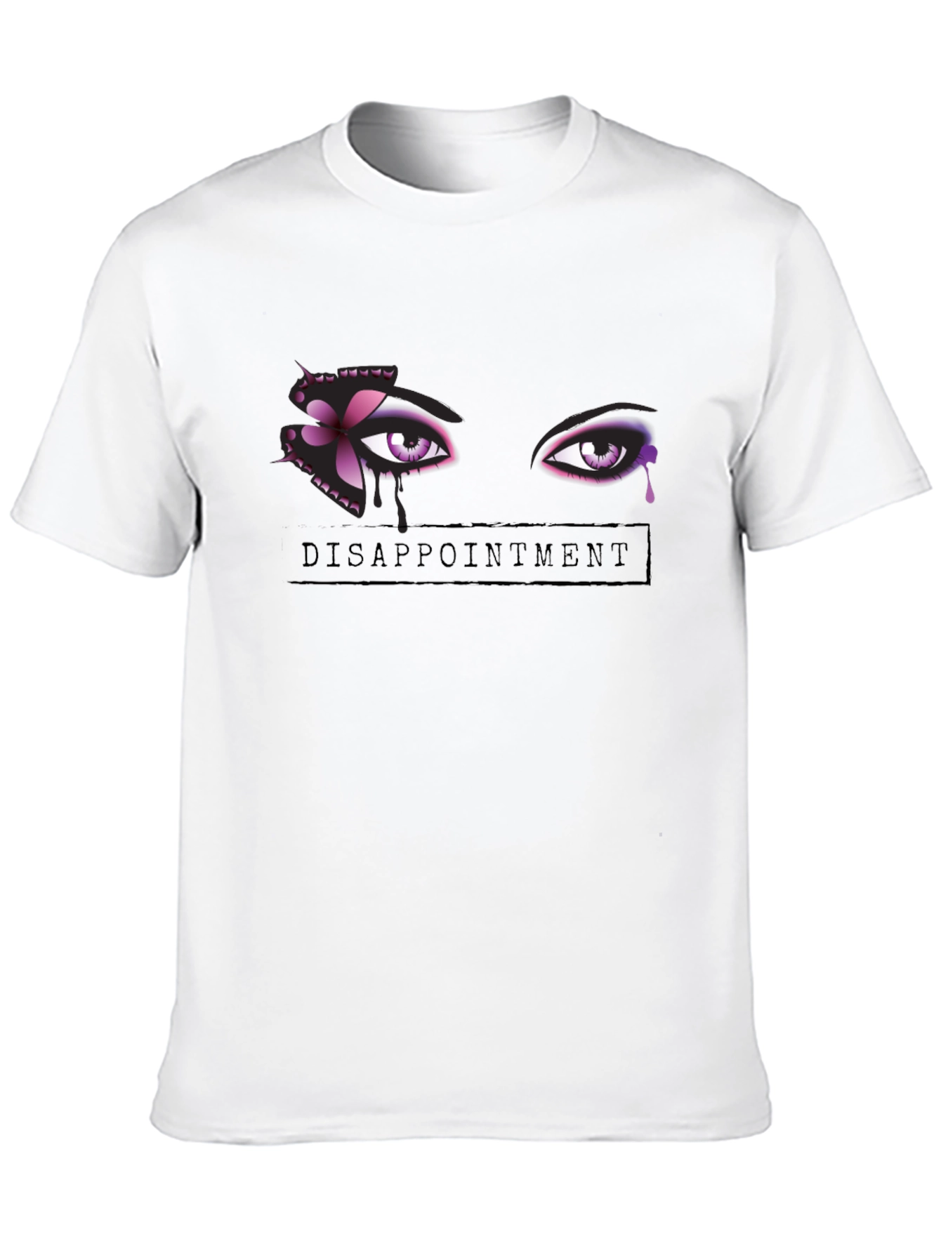 Black Disappointment Graphic Tee - Black T-Shirt view 10