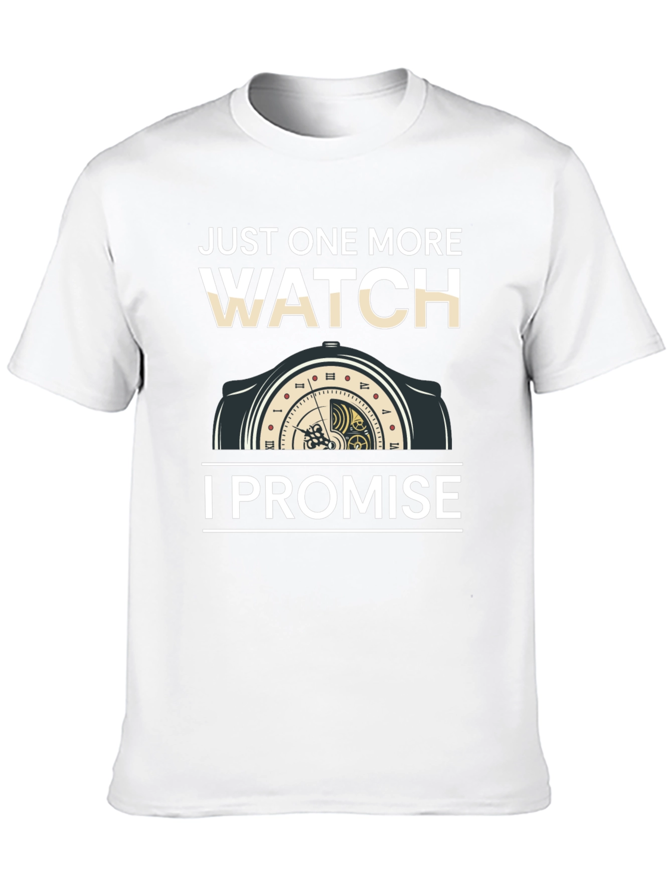 Black Just One More Watch T-Shirt view 10