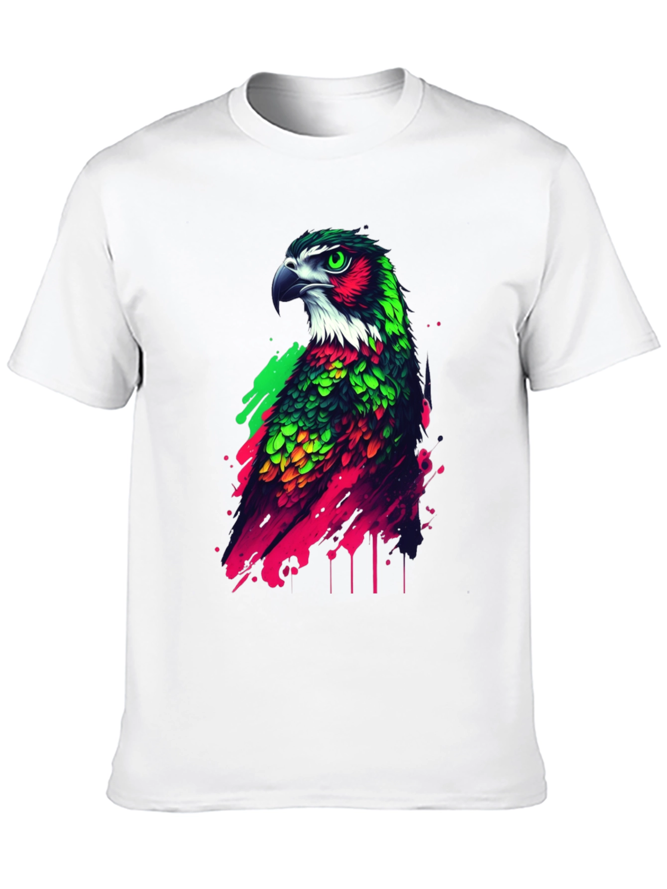 Black Eagle Graphic Tee - Vibrant Bird Design view 10