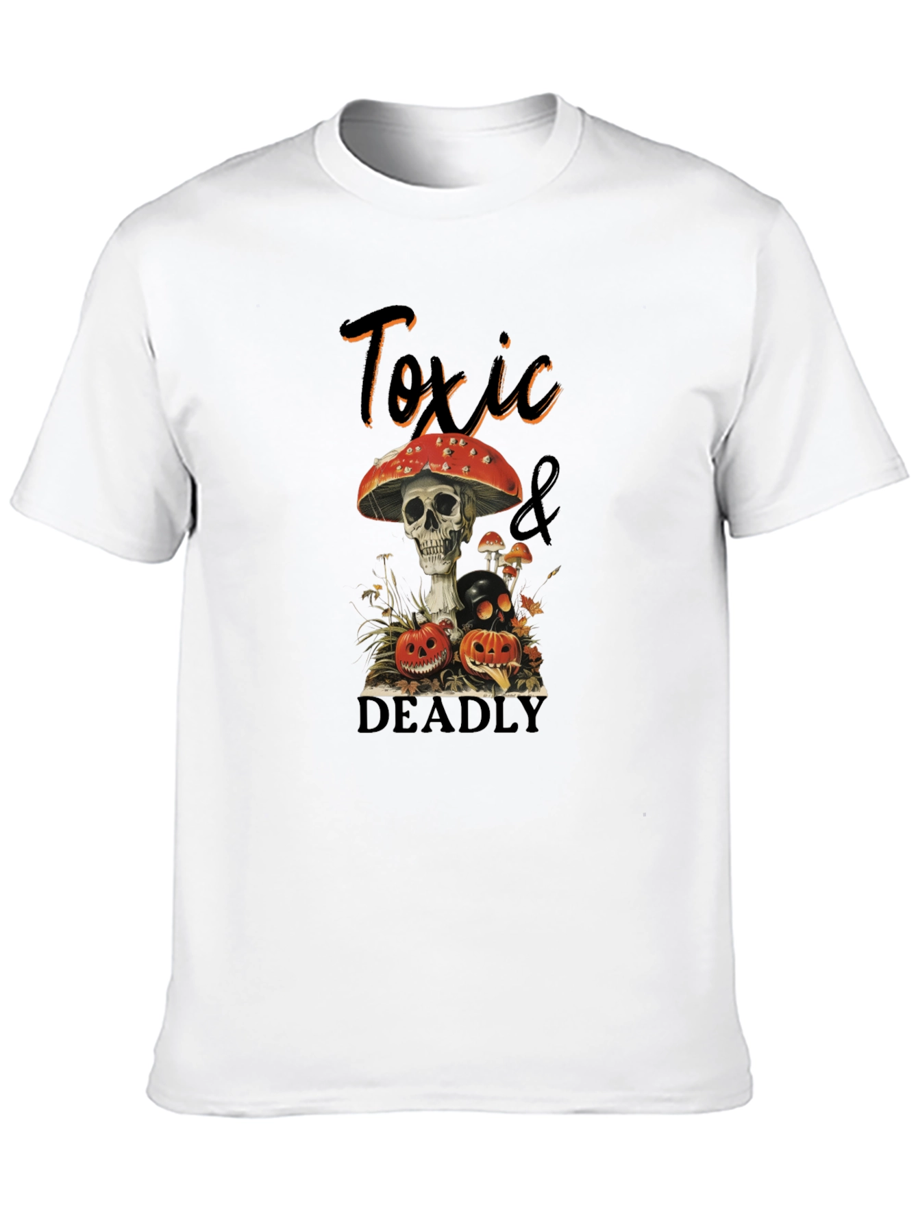 Black Toxic & Deadly Graphic T-Shirt view 10