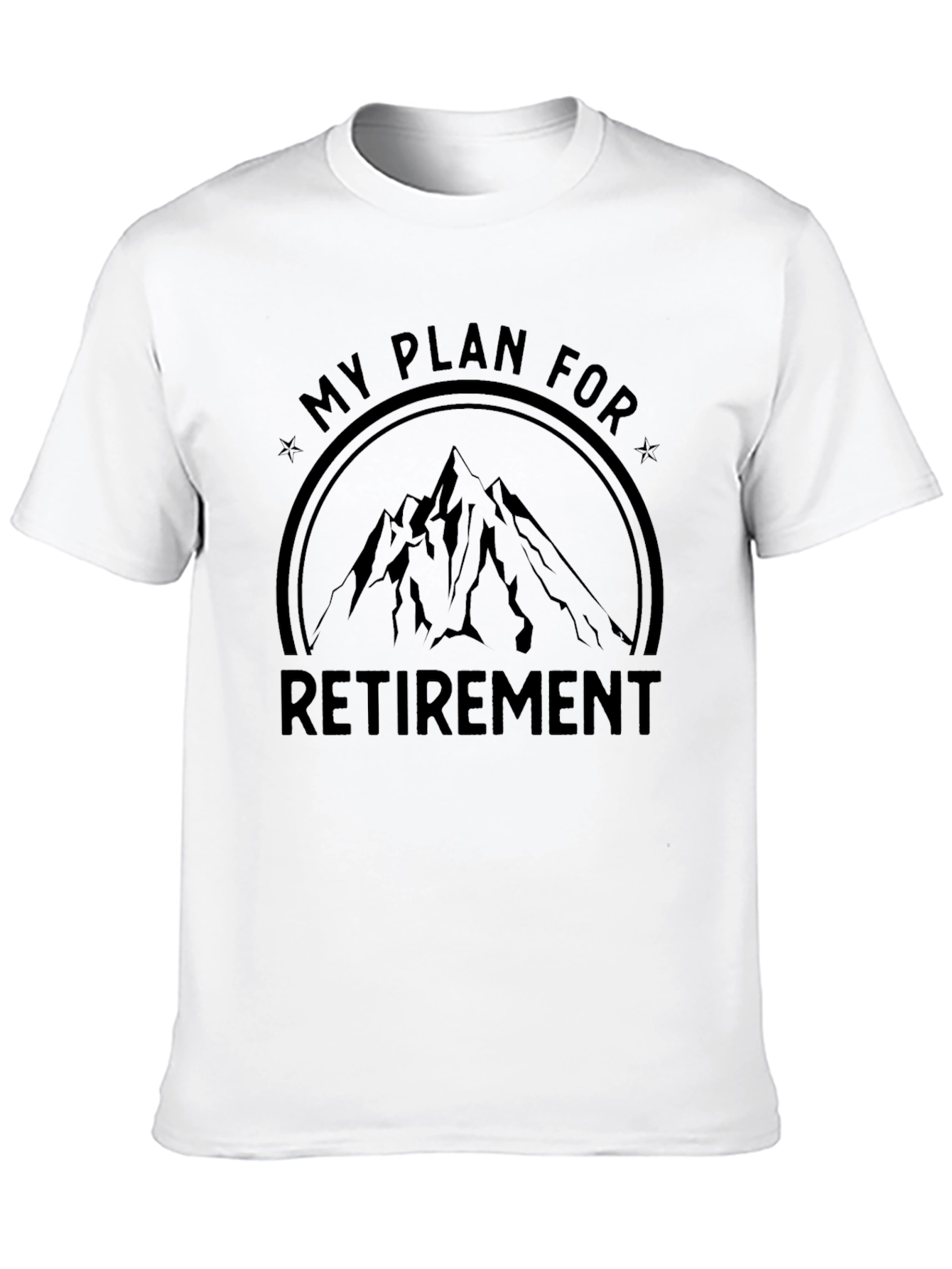 Black My Plan For Retirement T-Shirt view 10