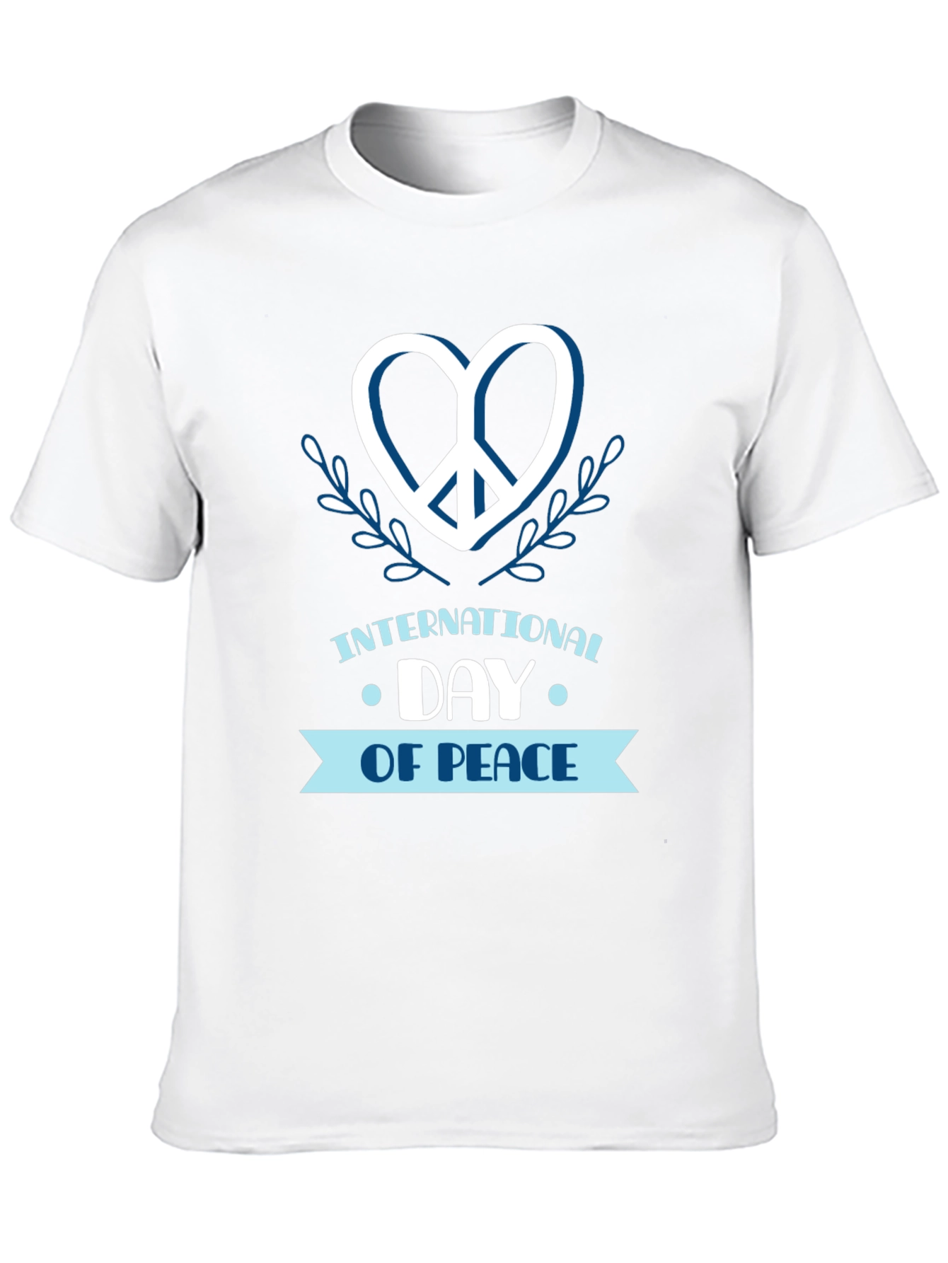 Black International Day of Peace T-Shirt view 10