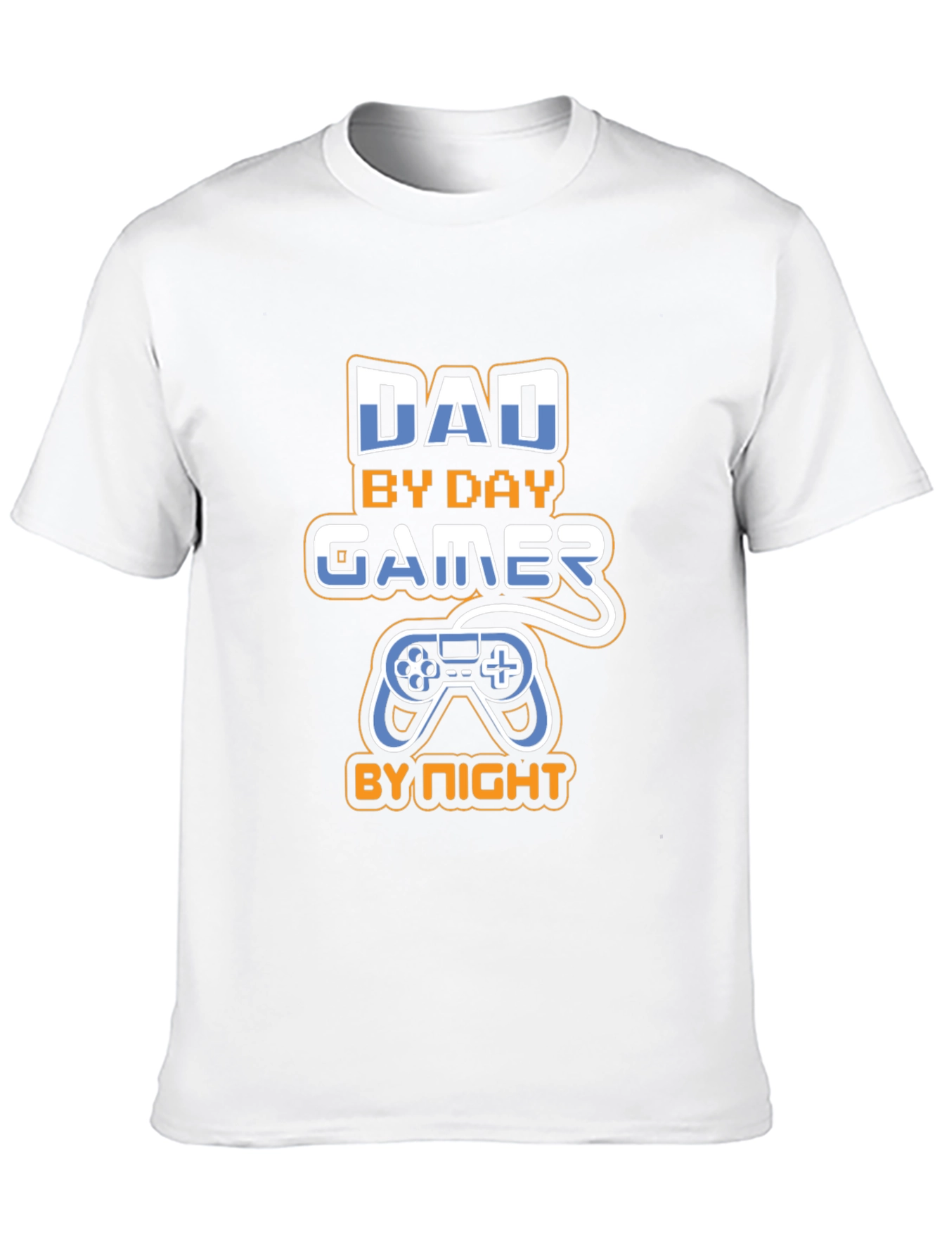 Black Dad By Day Gamer By Night T-Shirt view 10