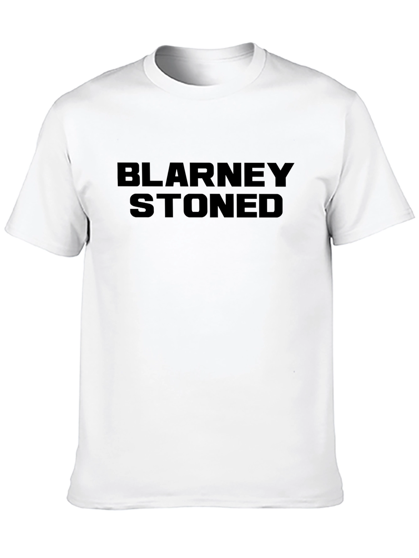Black Blarney Stoned Graphic T-Shirt - Black Casual Tee view 10