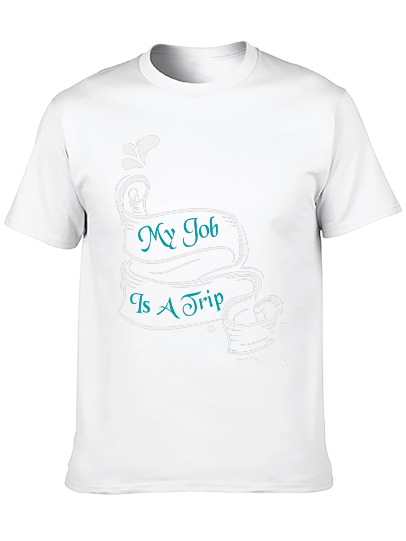 Black My Job Is A Trip Black T-Shirt view 10