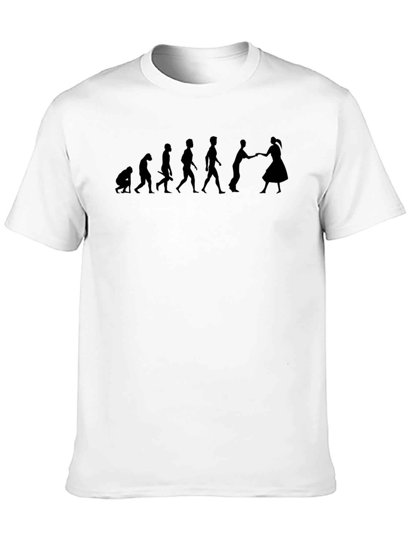 Black Evolution to Love Black T-Shirt view 10