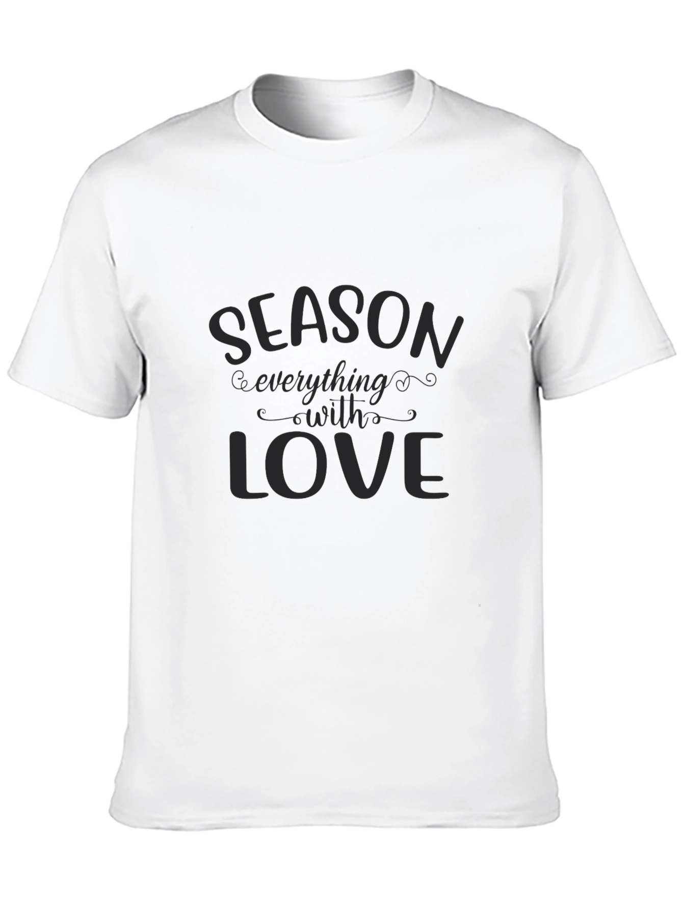 Black Season Everything With Love Graphic Tee - Black view 10