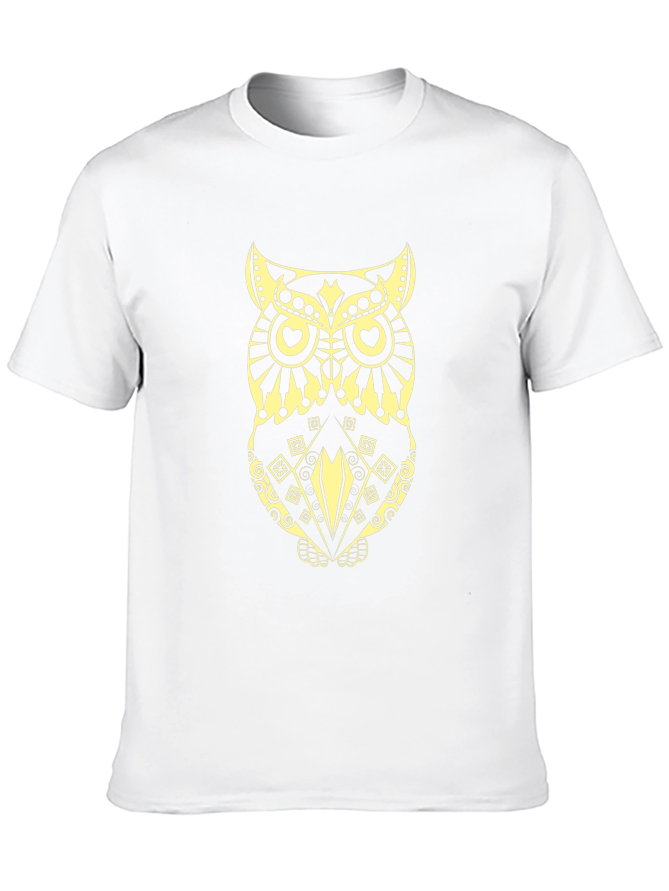 Black Black Owl Graphic Print Tee view 10