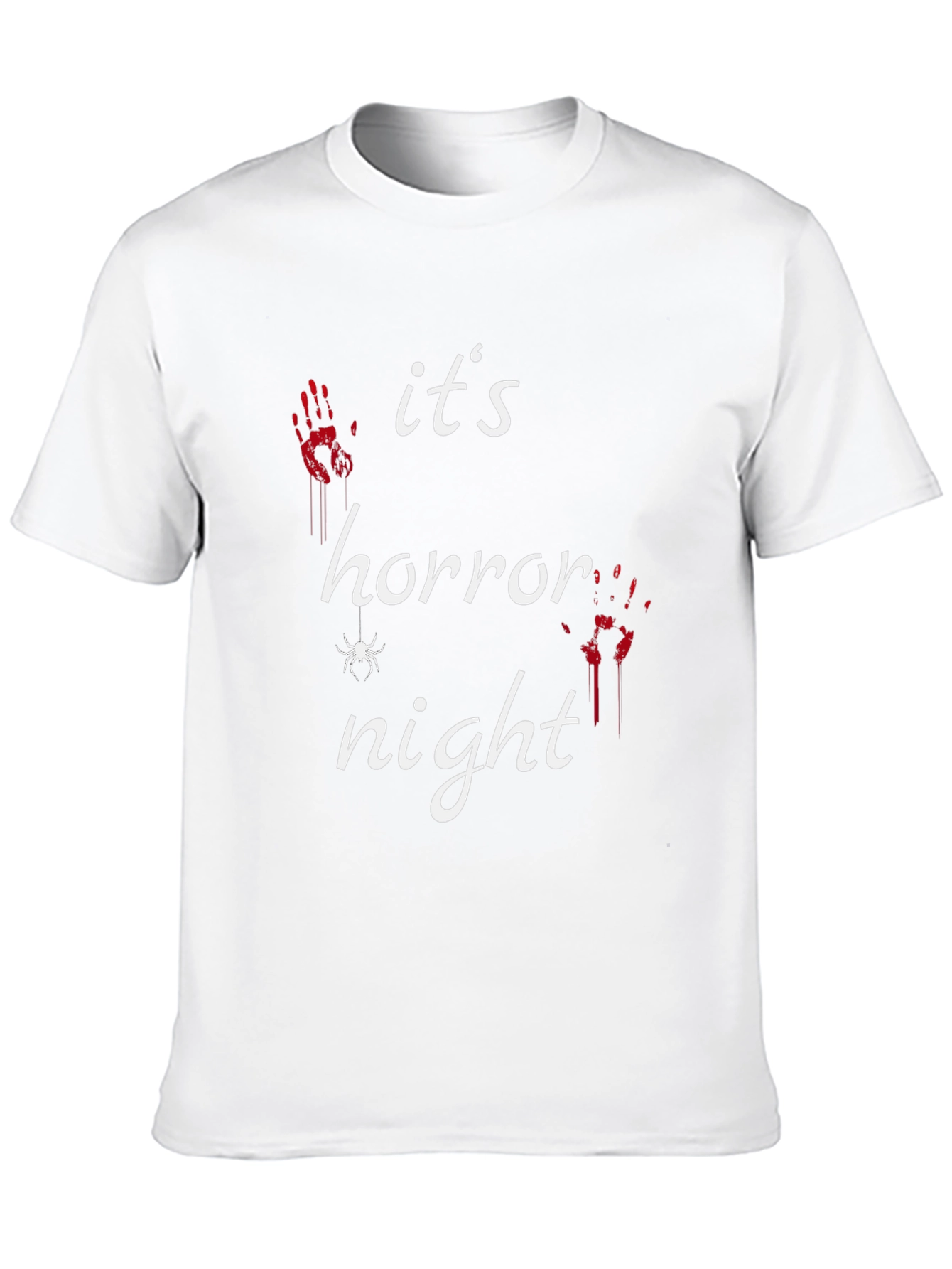 Black It's Horror Night Black T-Shirt view 10