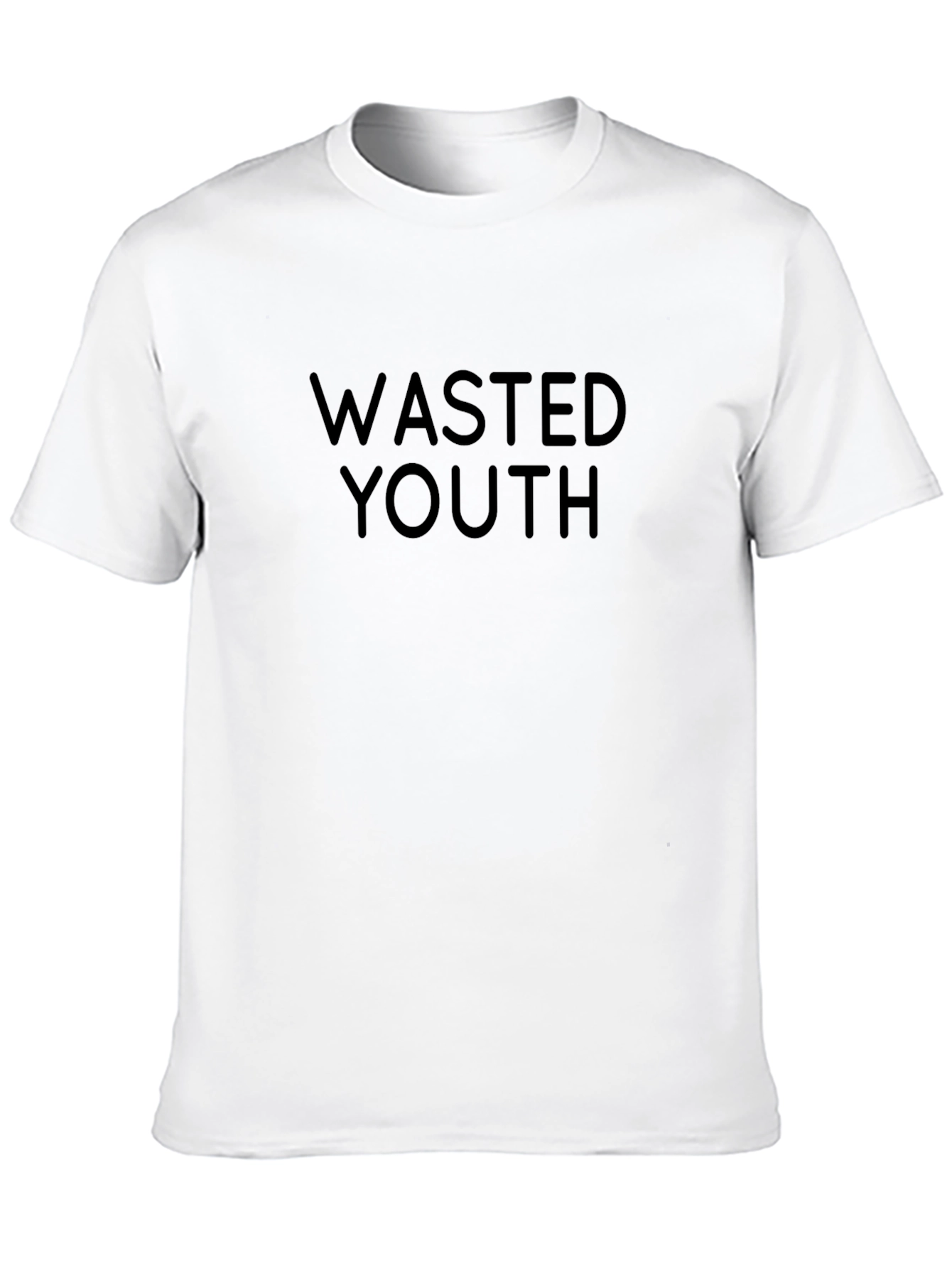 Black Wasted Youth Graphic Tee - Black Cotton Casual Shirt view 10