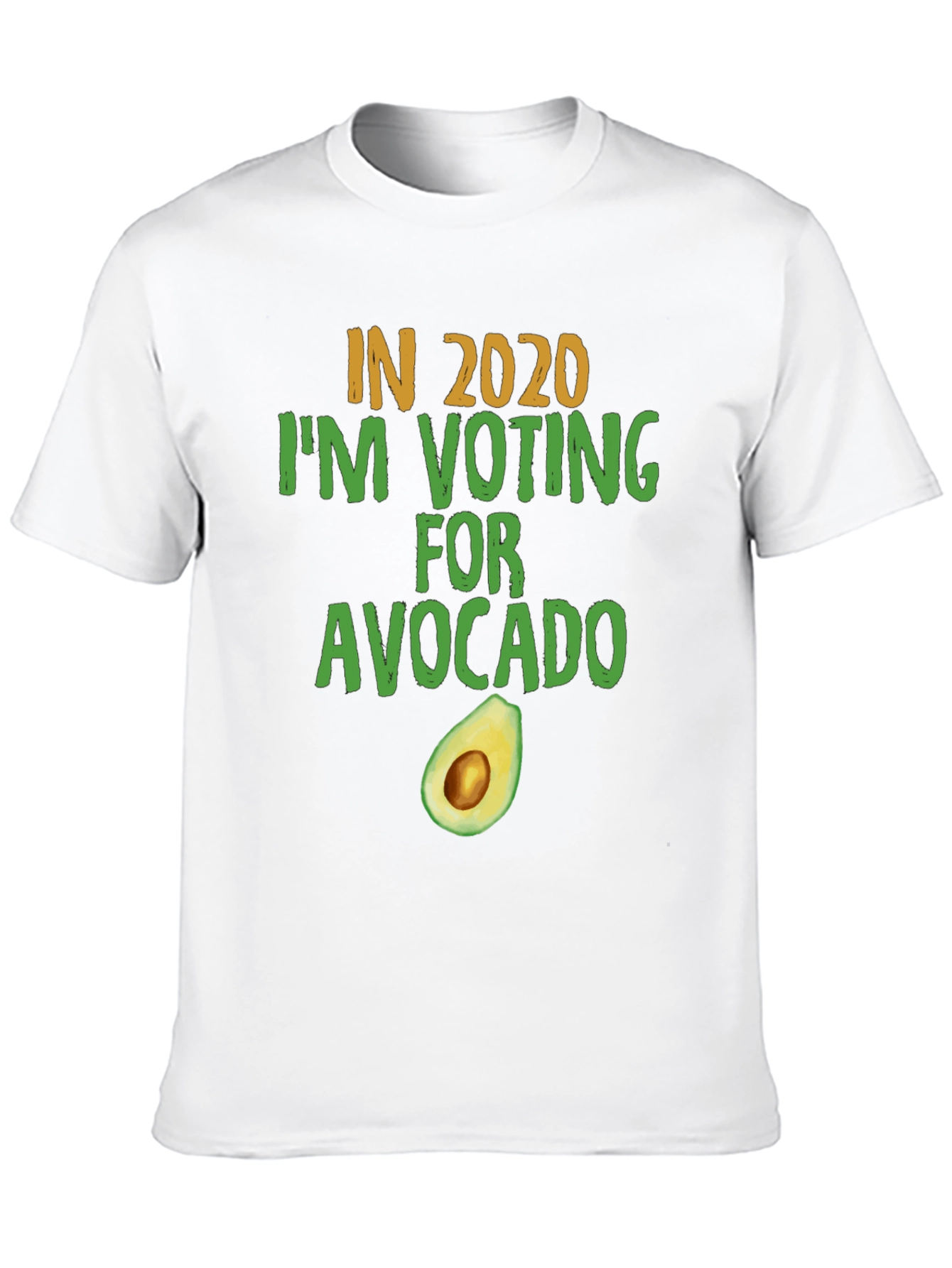 Black Avocado Voting Tee - 2020 Election Humor view 10