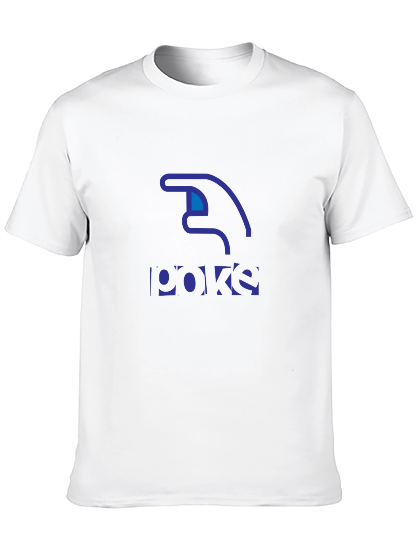 Black Poke T-Shirt - Funny Graphic Tee view 10