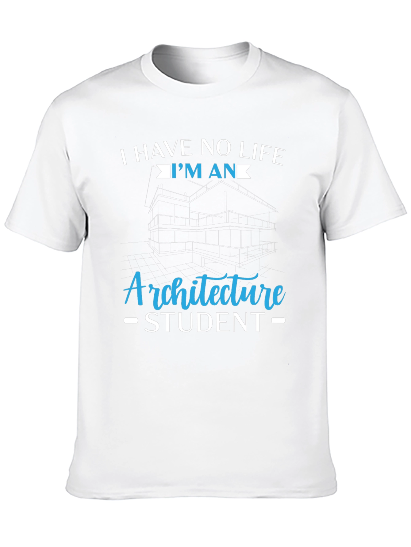 Black Architecture Student Tee: No Life, I'm An... view 10