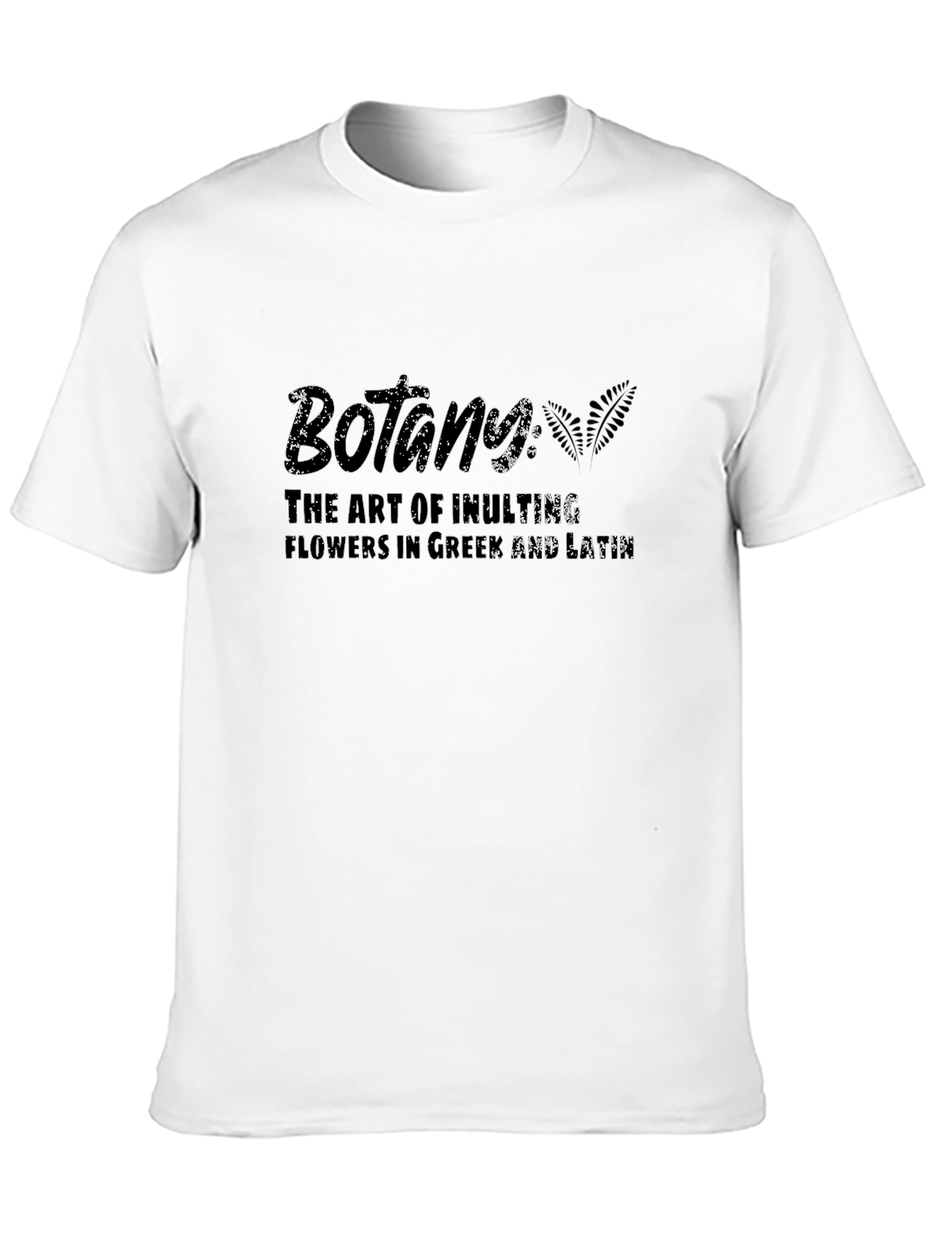 Black Botany Graphic Print T-Shirt view 10