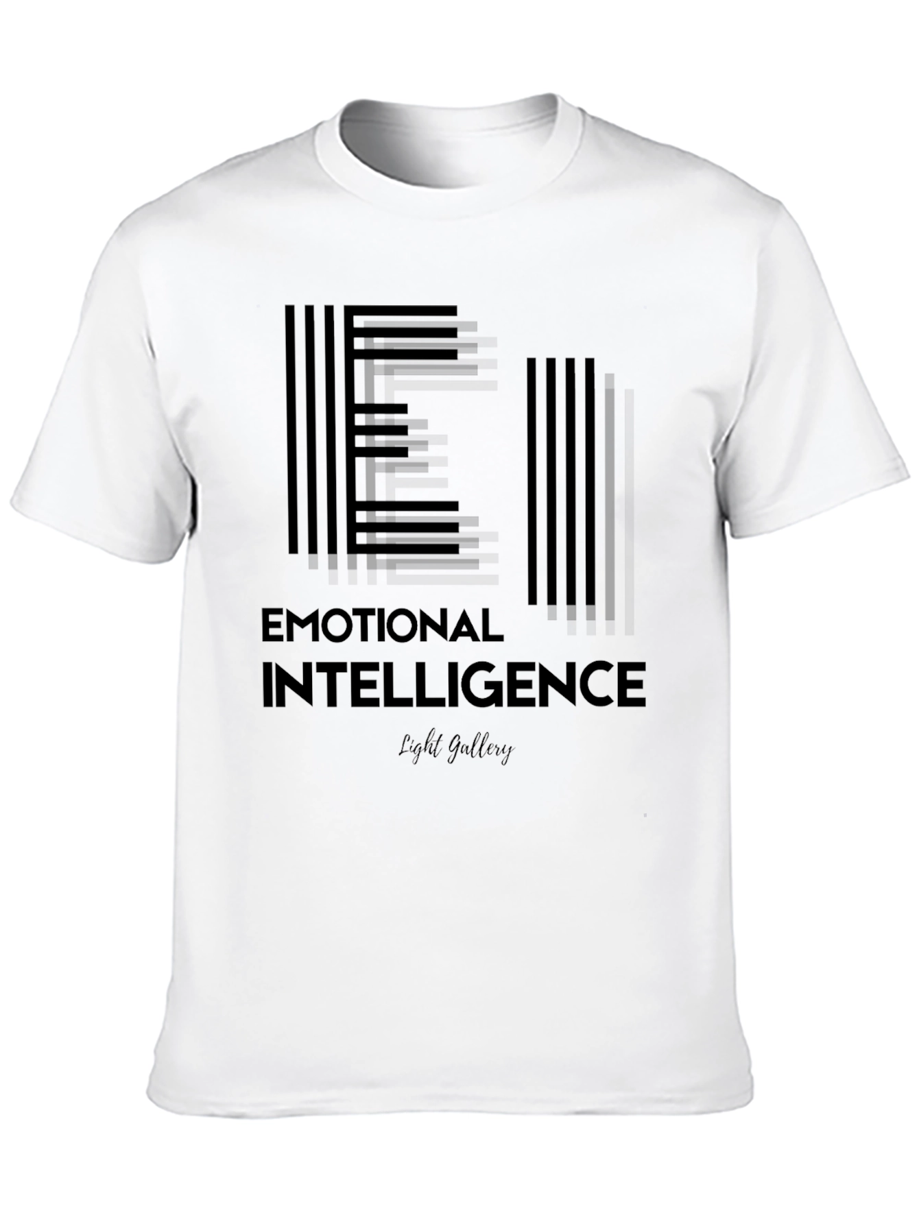 Black Emotional Intelligence T-Shirt - Modern Design view 10