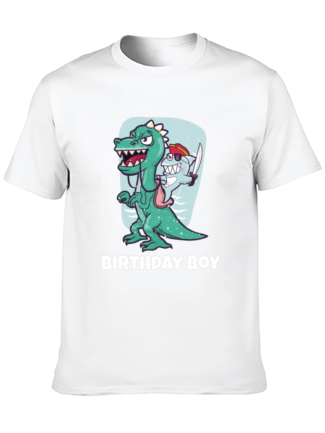 Black Birthday Boy Dinosaur T-Shirt view 10