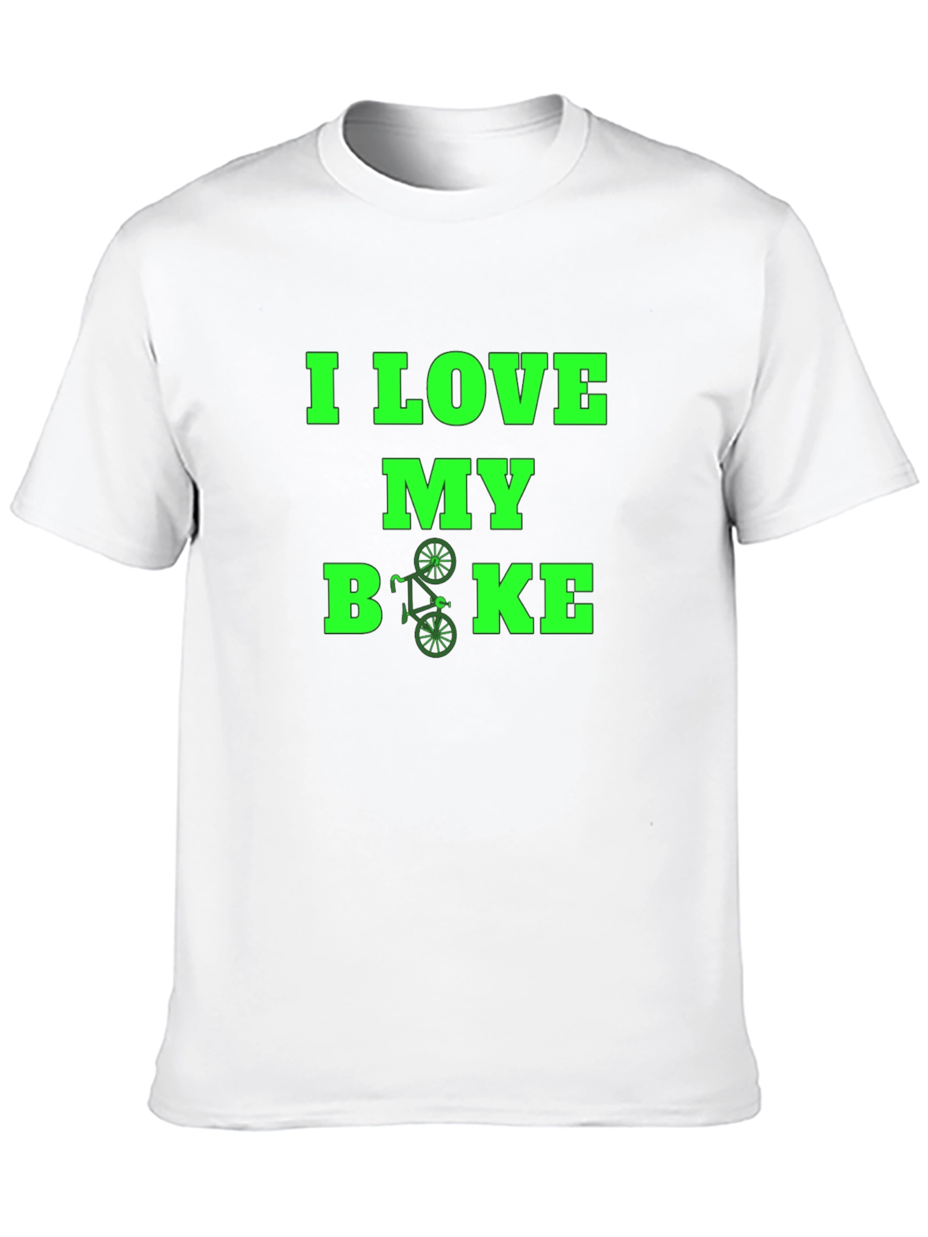 Black I Love My Bike Graphic Tee - Black view 10