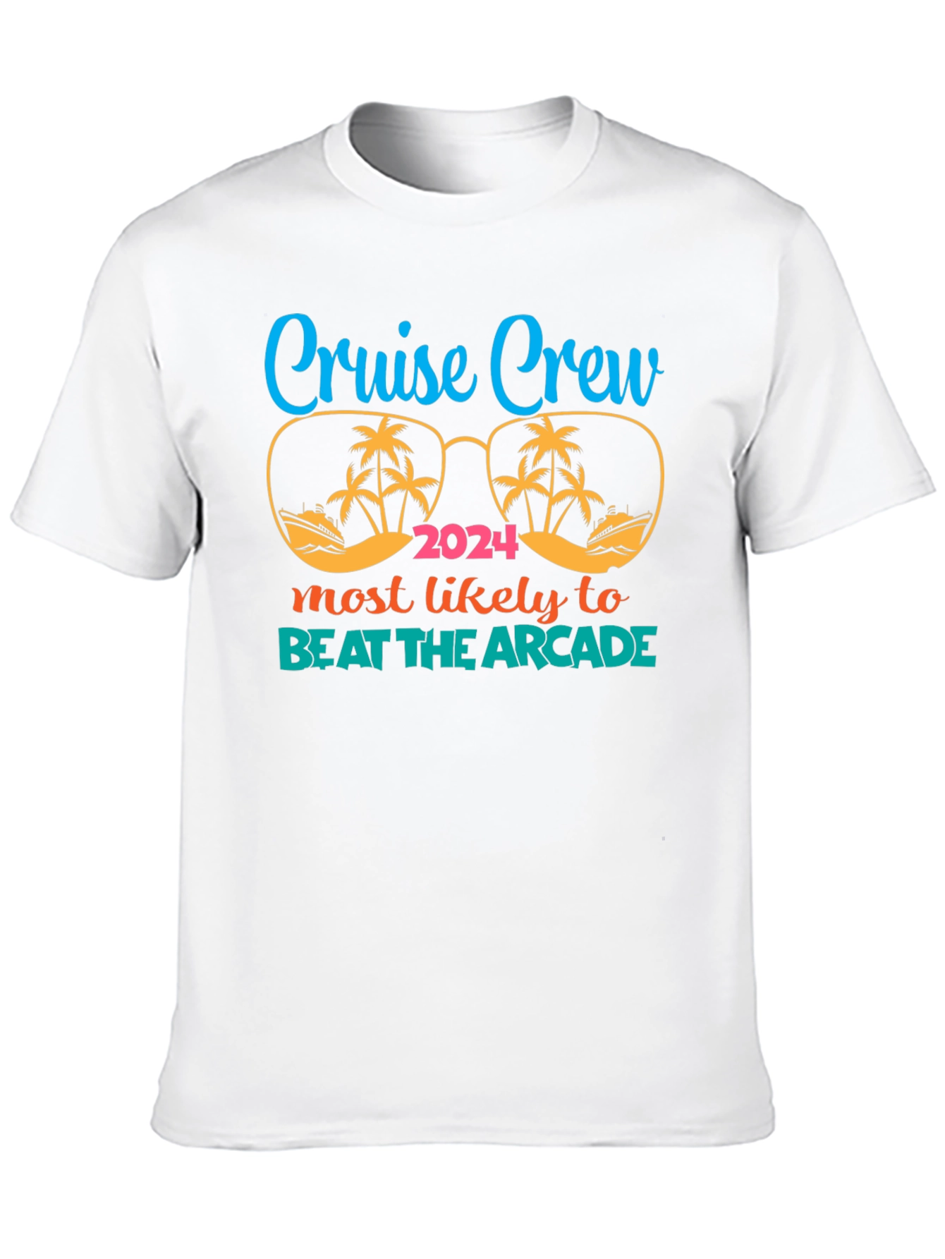 Black Cruise Crew 2024 Arcade T-Shirt view 10