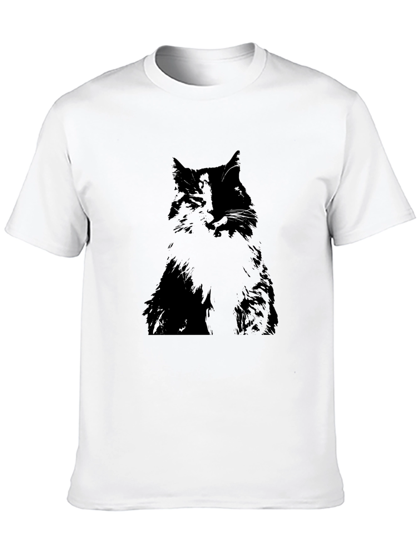 Black Black Cat Graphic Tee - Stylish & Comfortable view 10