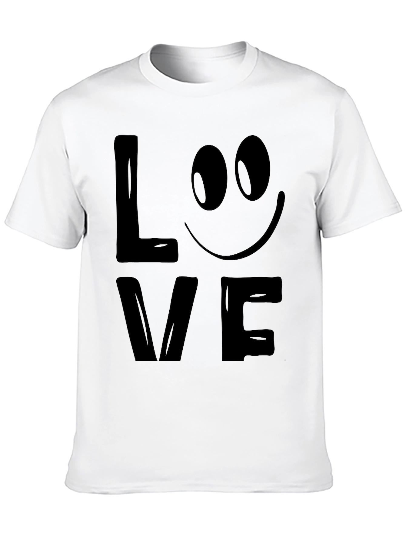 Black Love Graphic T-Shirt - Men's Black Tee view 10