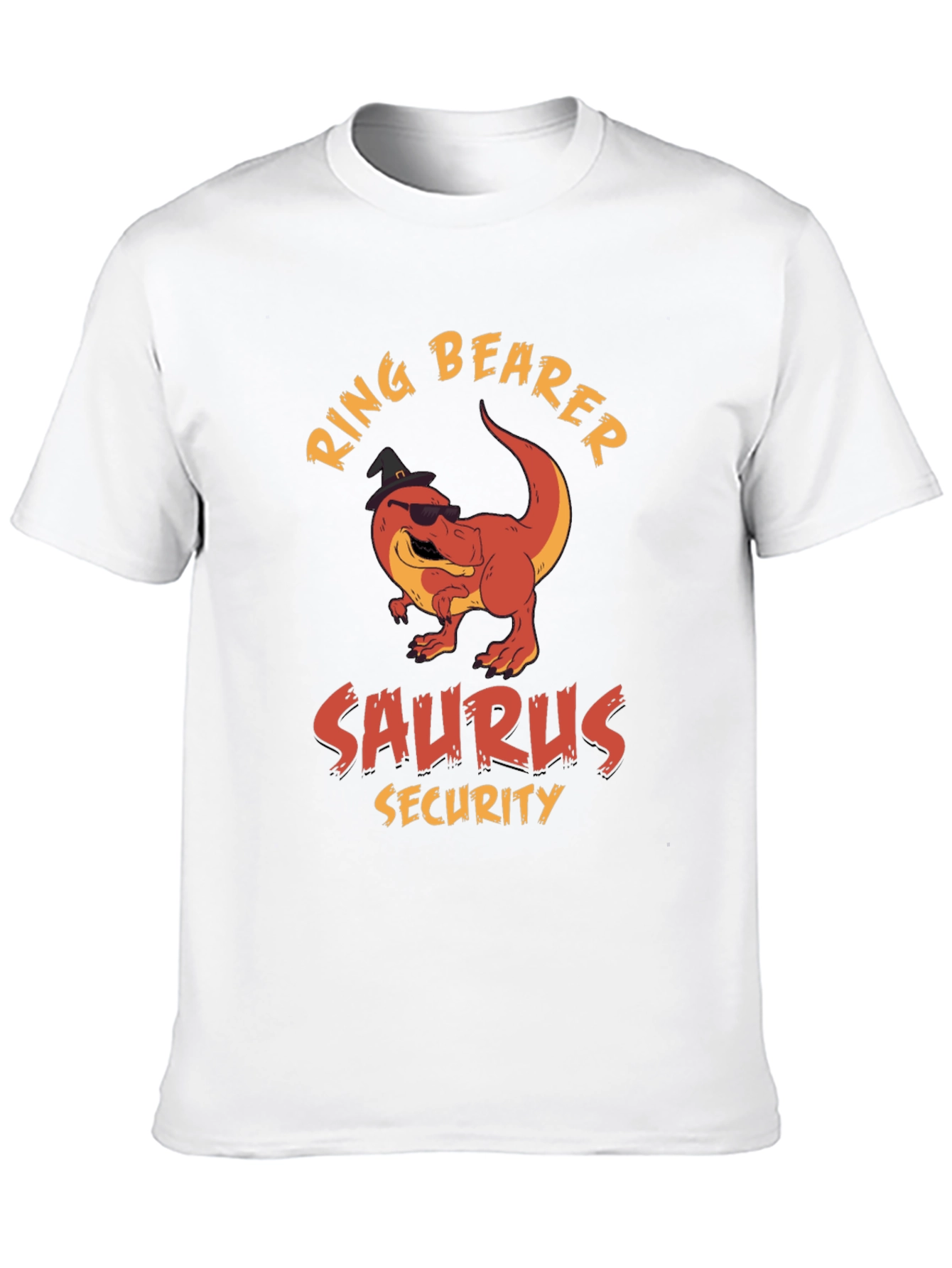 Black Ring Bearer Saurus Security T-Shirt view 10