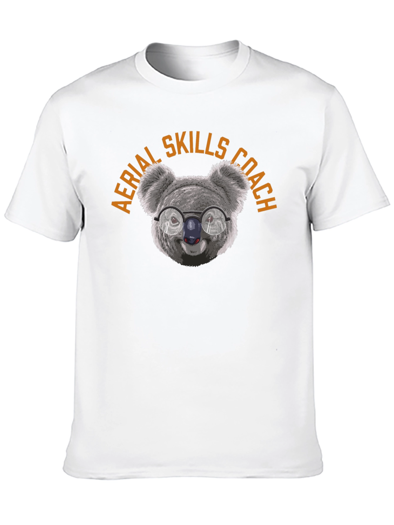 Black Aerial Skills Coach Koala T-Shirt view 10