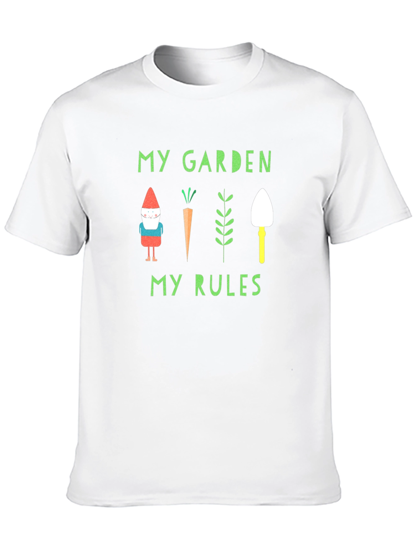 Black My Garden My Rules Graphic Tee view 10