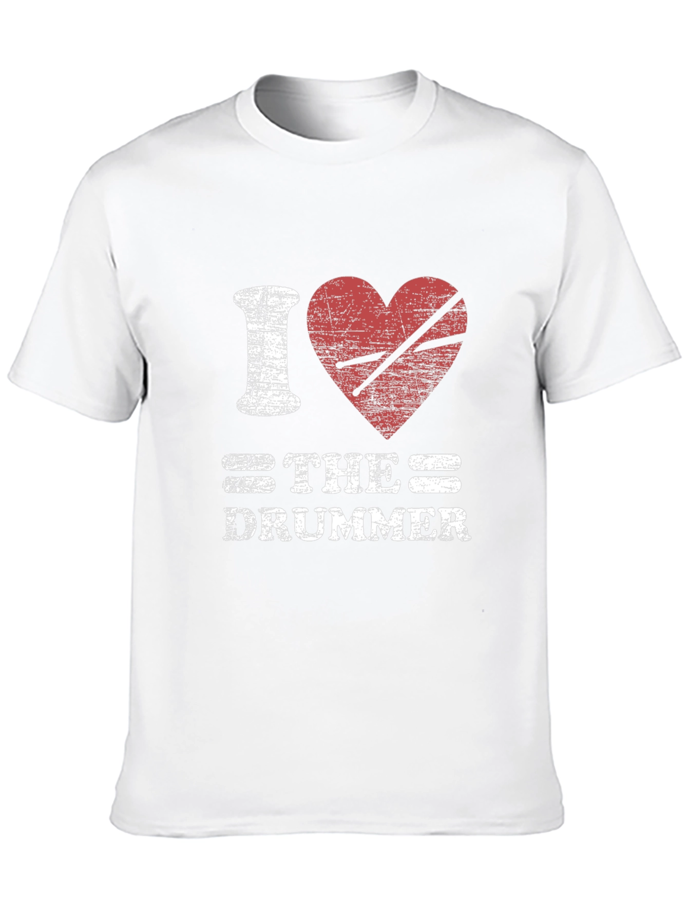Black I Heart The Drummer T-Shirt - Music Lover Tee view 10