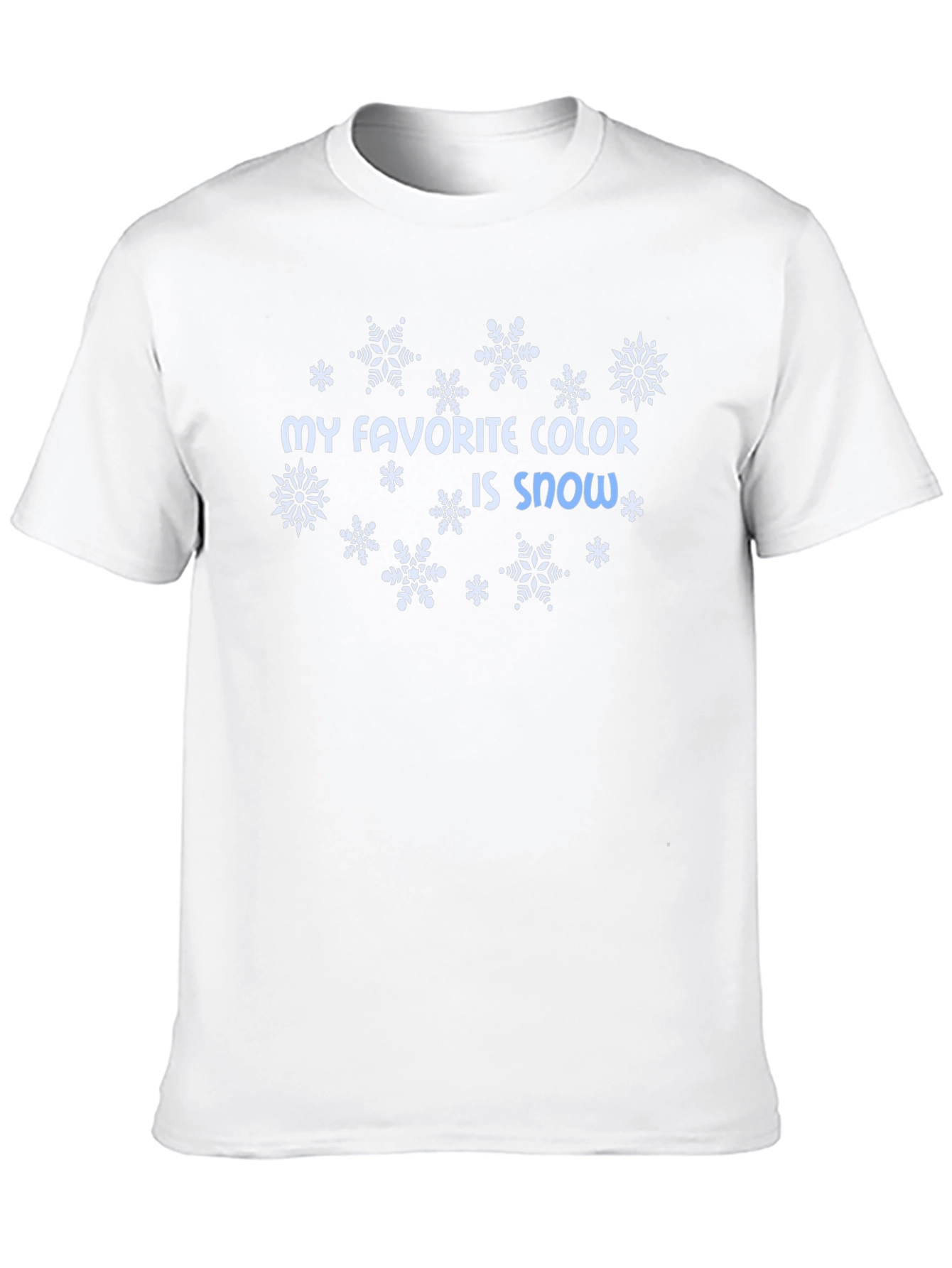 Black Snowflake Tee - My Favorite Color is Snow view 10