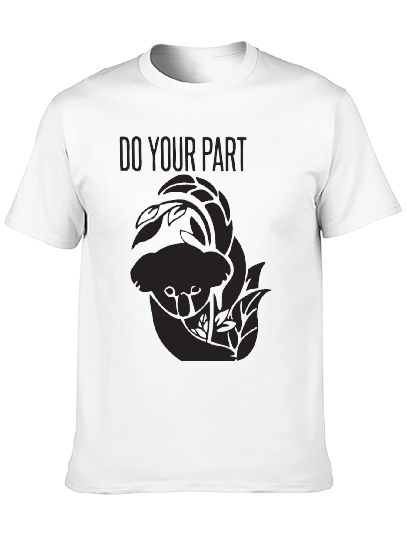 Black Do Your Part Koala Tee - Conservation T-Shirt view 10