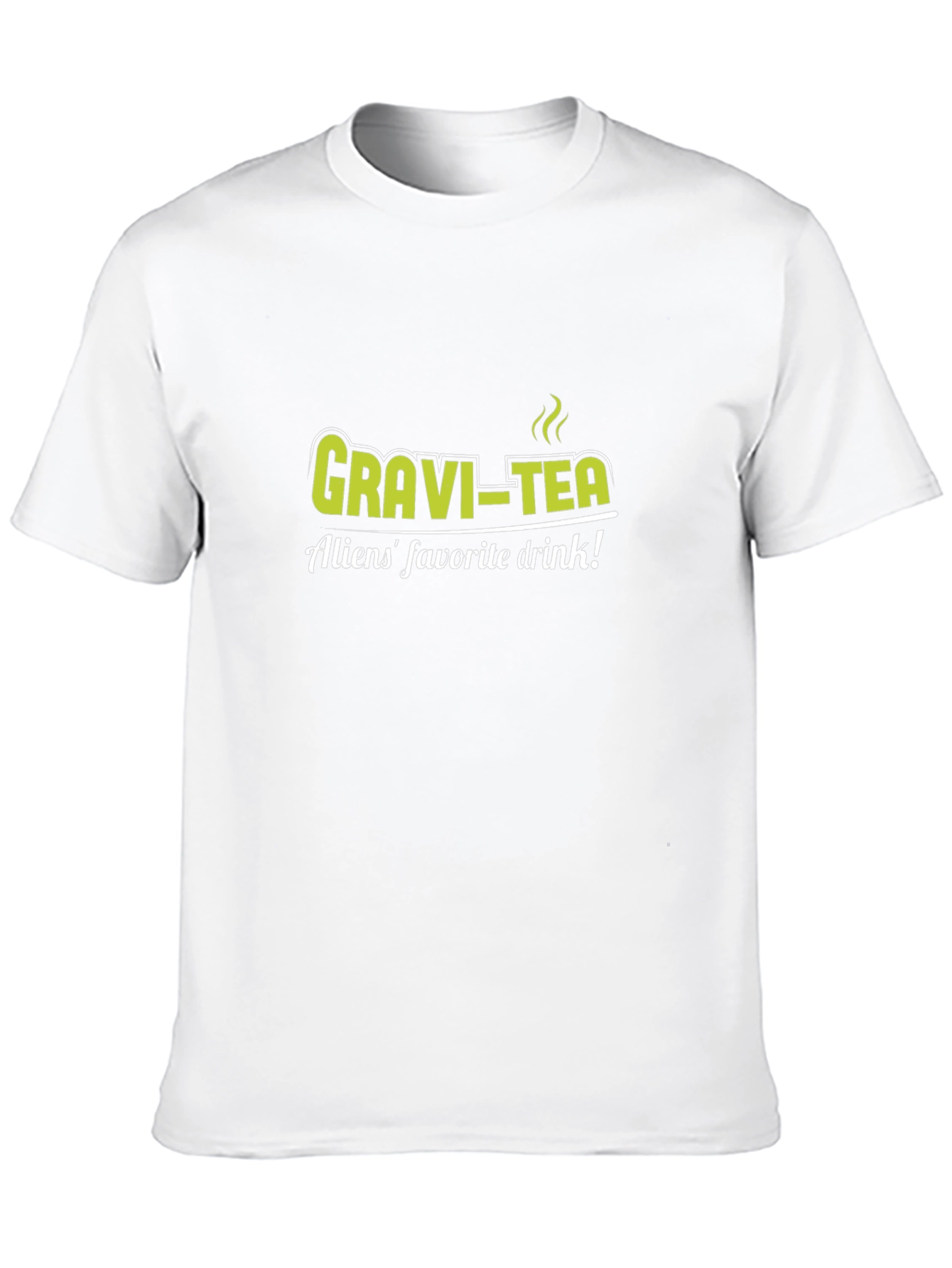Black Gravi-Tea T-Shirt - Alien Drink Tee view 10