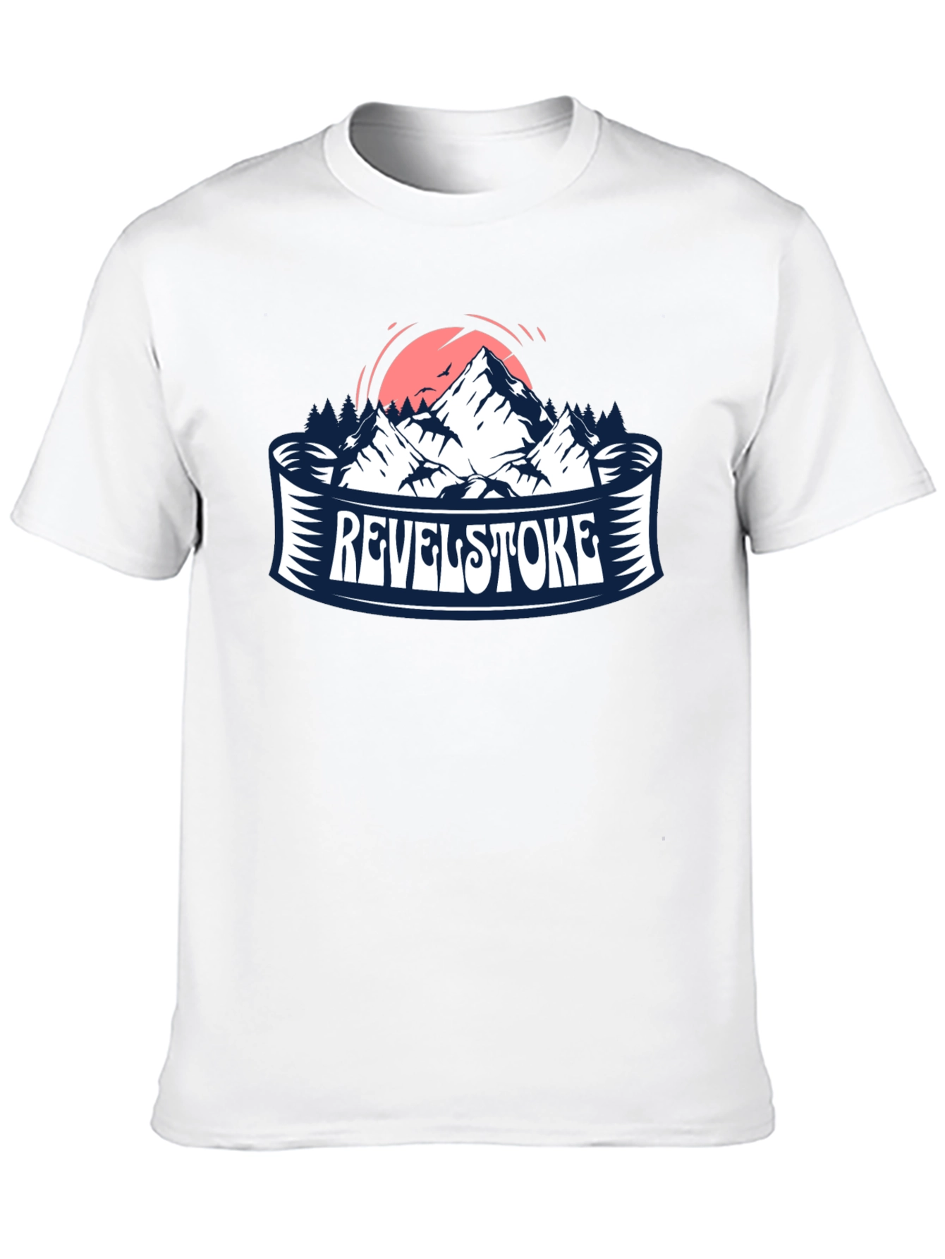 Black Revelstoke Mountain Graphic T-Shirt view 10