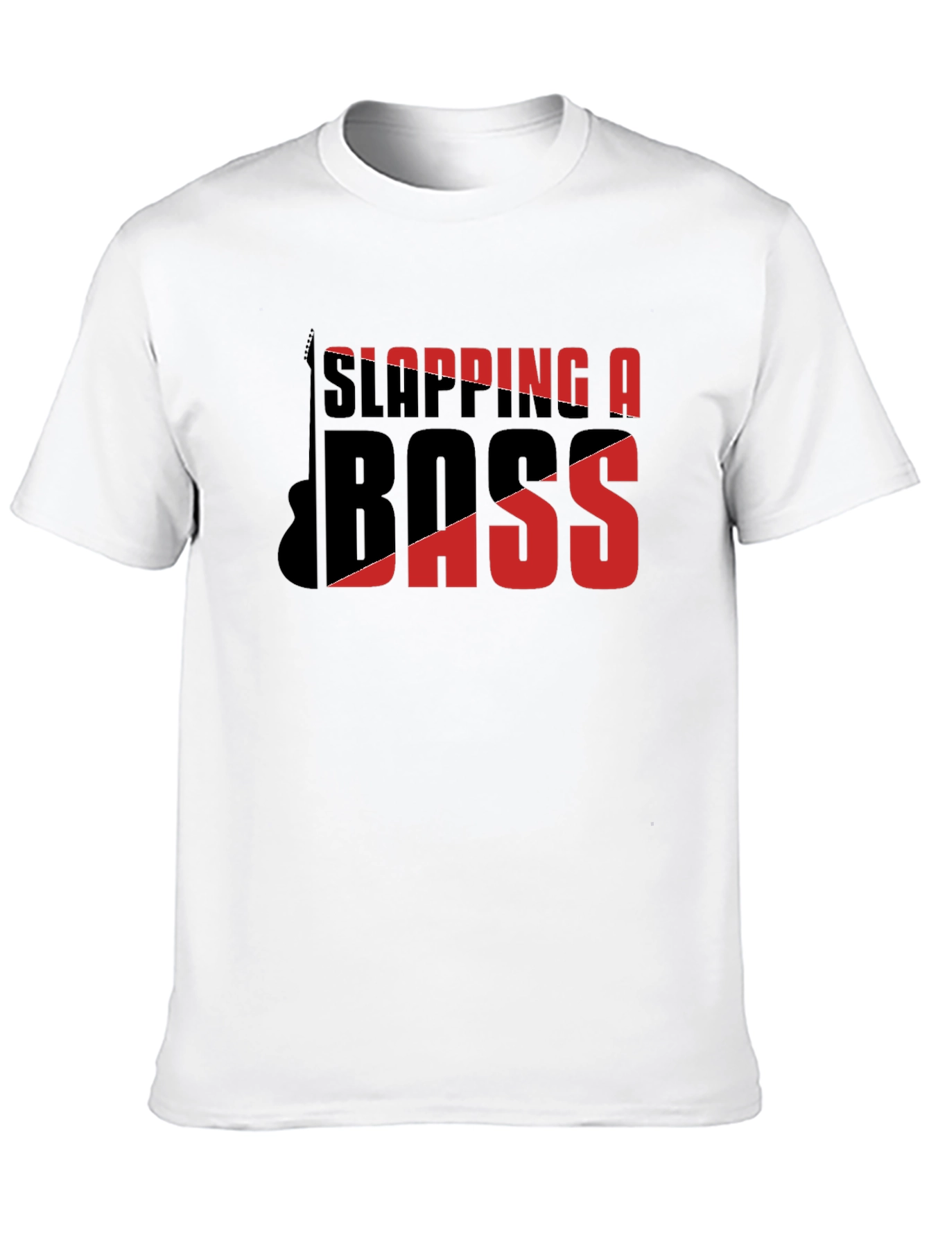 Black Slapping A Bass T-Shirt - Music Lover Tee view 10