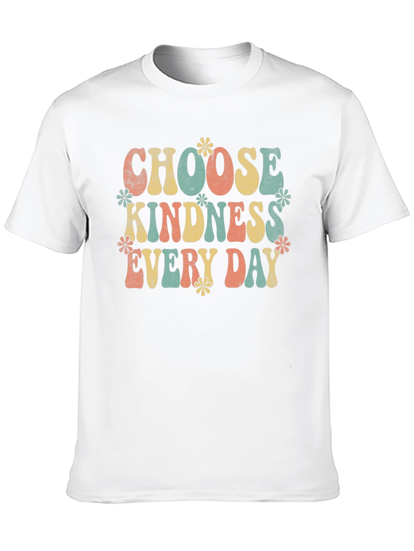 Black Choose Kindness Everyday Retro Tee view 10