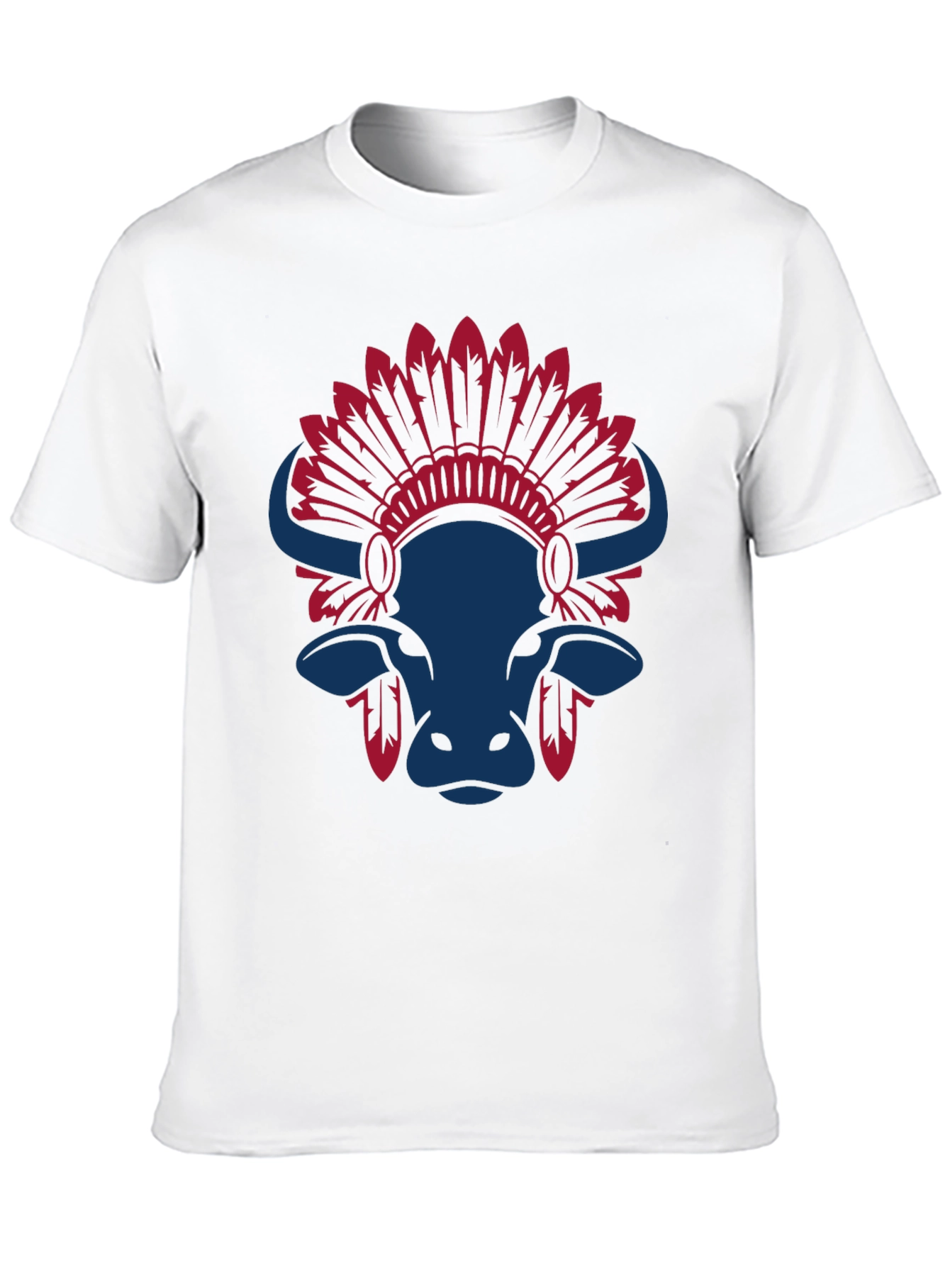 Black Buffalo Headdress Graphic Tee - Stylish Casual Wear view 10
