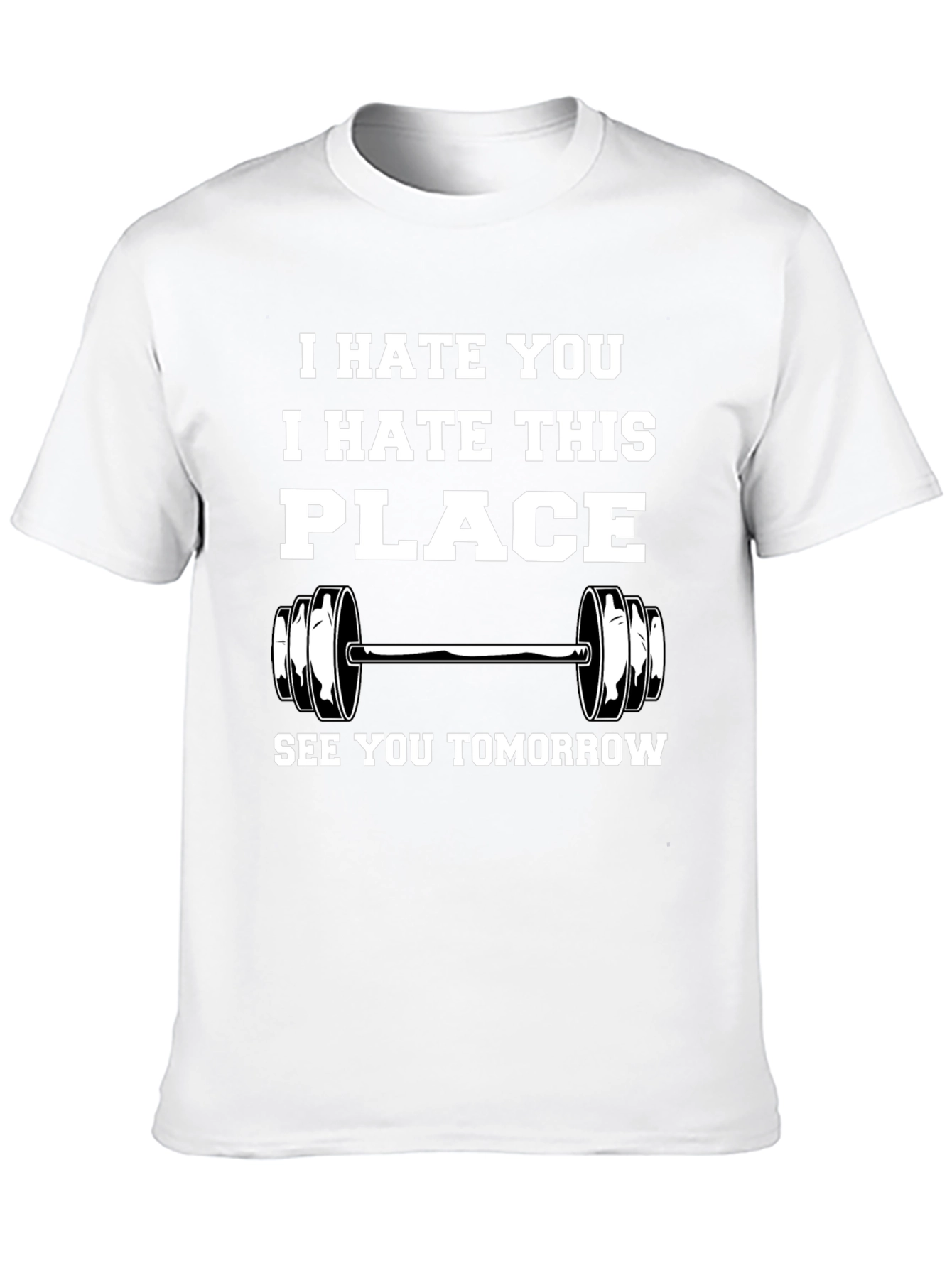 Black Gym Humor Graphic T-Shirt view 10