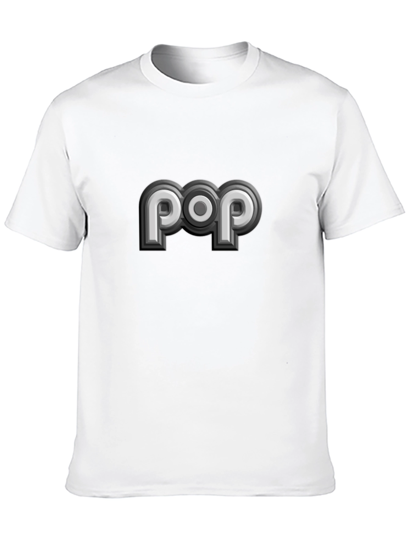 Black Retro POP Graphic Tee - Stylish Black T-Shirt view 10