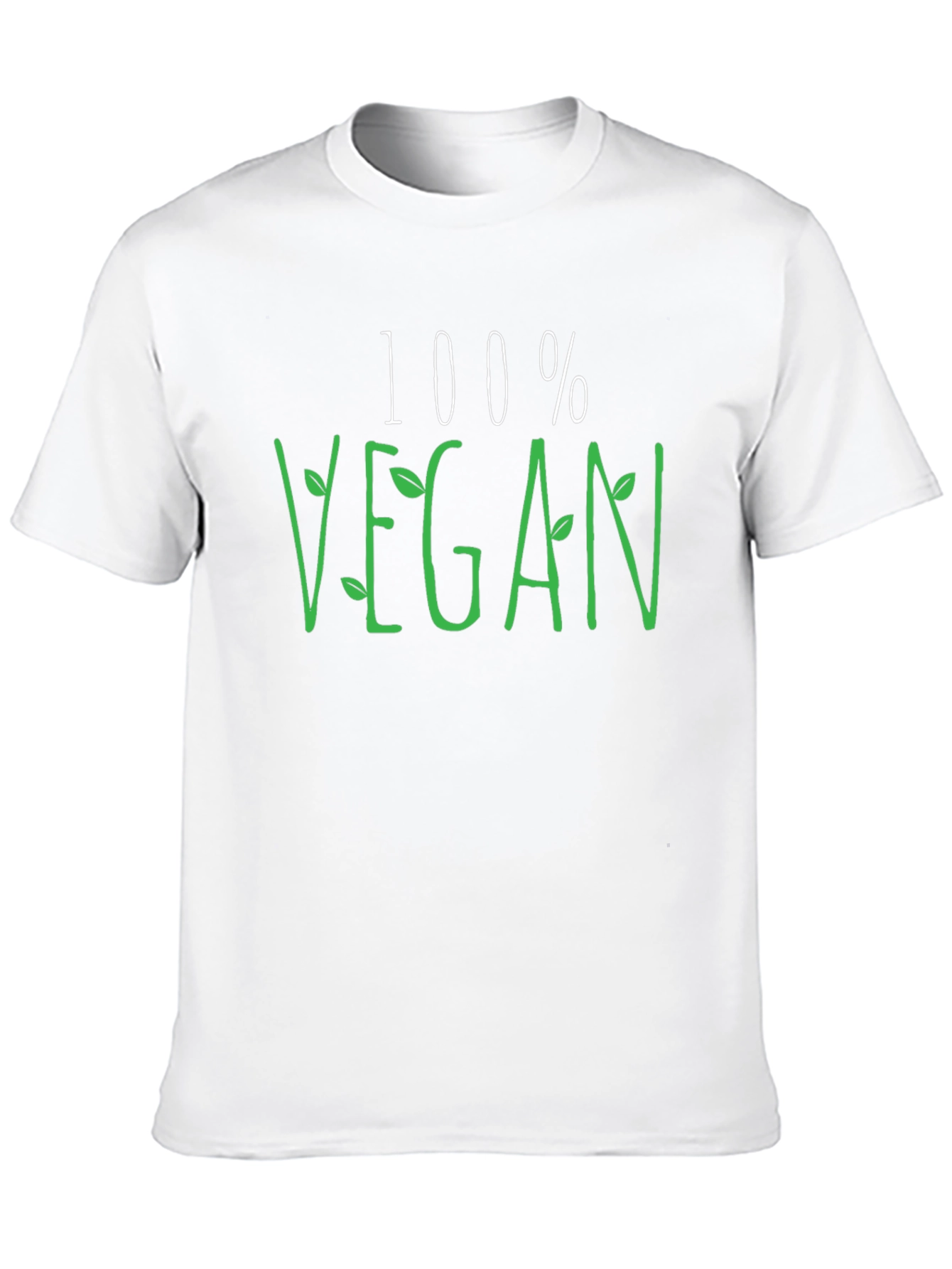 Black 100% Vegan Graphic Tee - Black Casual Shirt view 10
